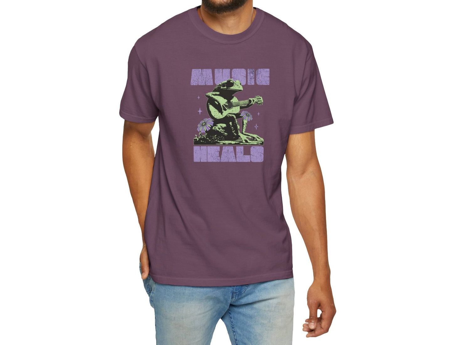 Music Heal Comfort Colors T-shirt - Deki's Variety Store