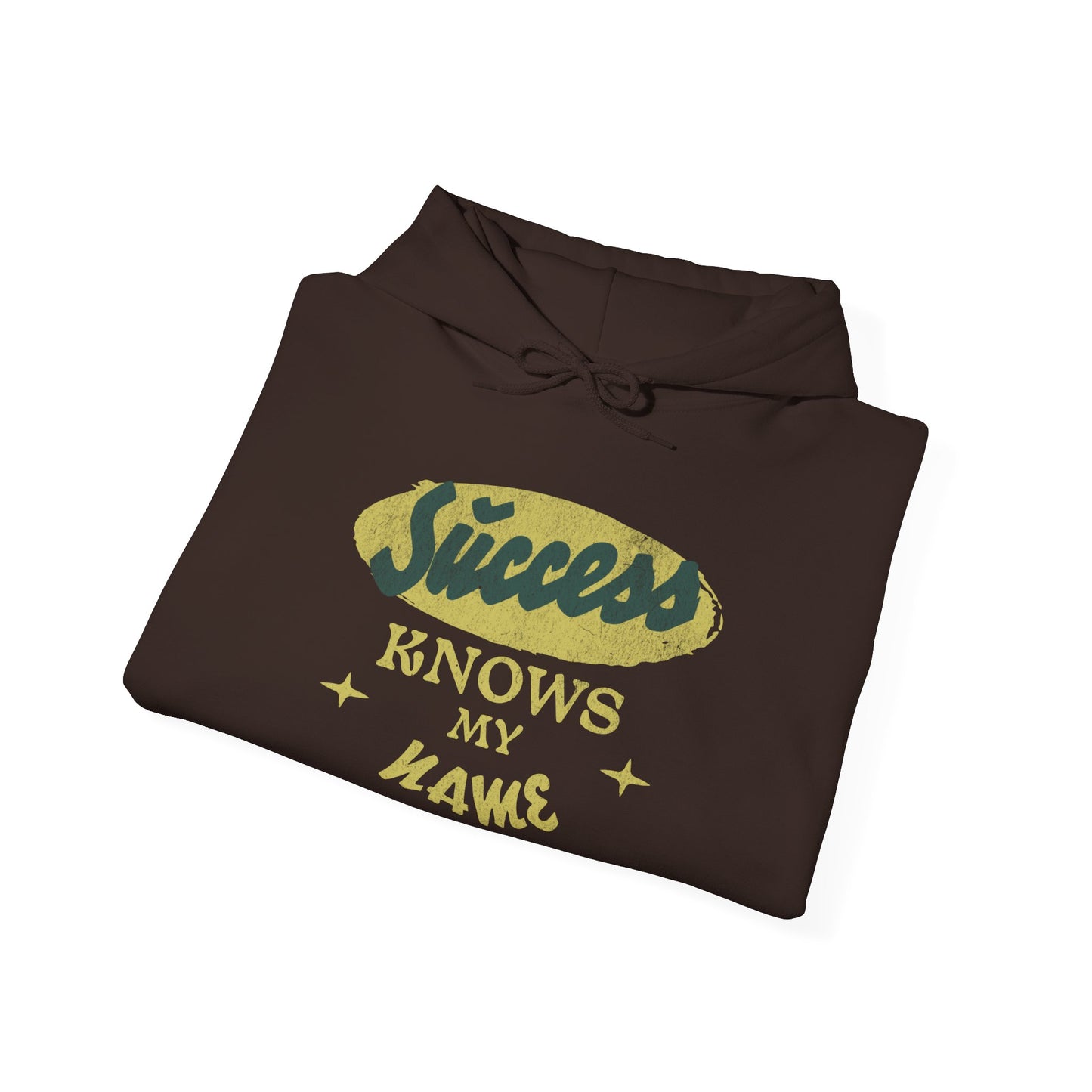 Success Knows My Name Heavy Blend™ Hoodie - Deki's Variety Store