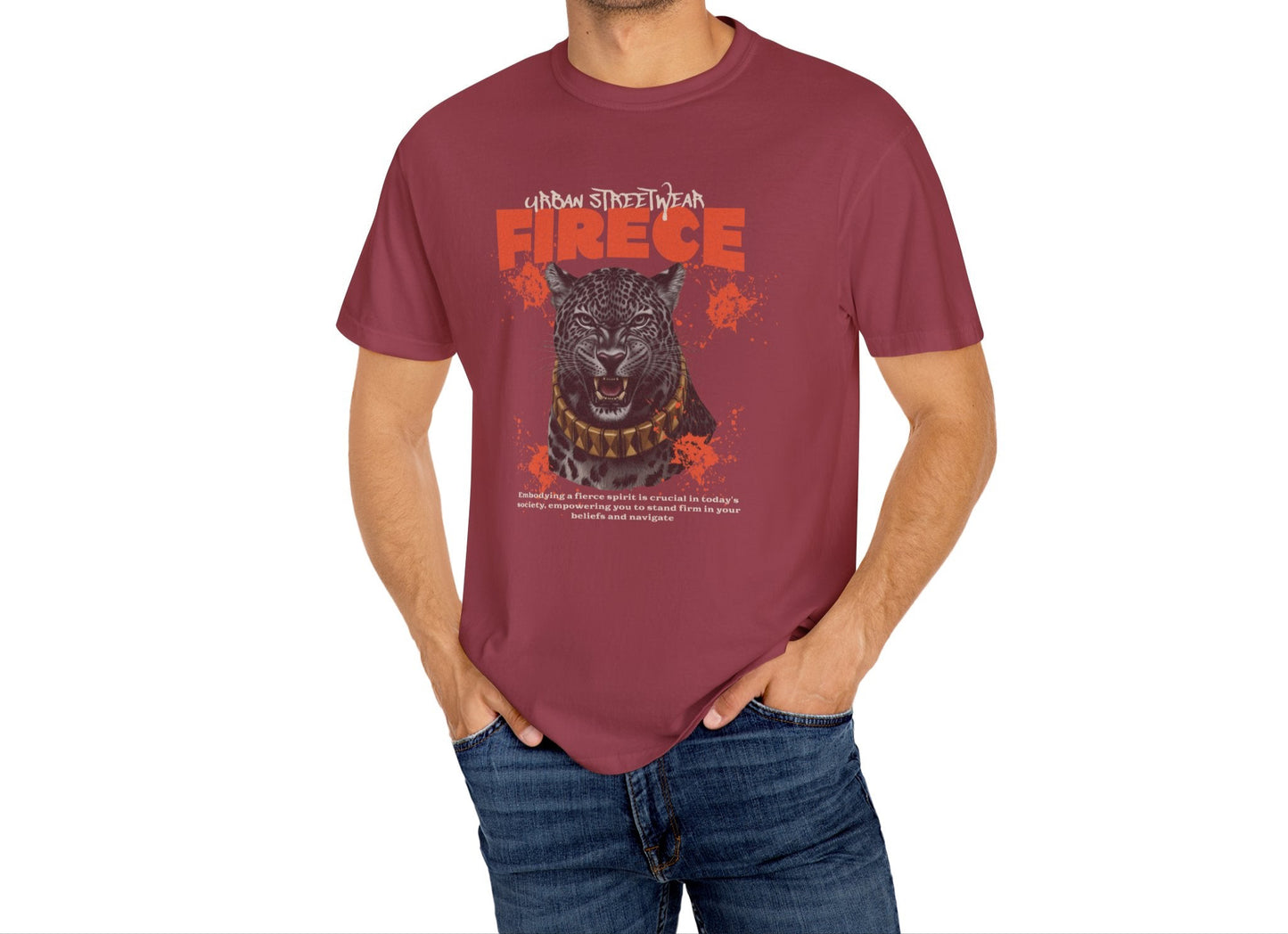 Fierce Graphic Unisex T-Shirt - Urban Streetwear Fashion - Deki's Variety Store