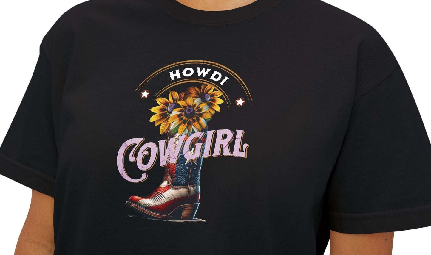 Cowgirl Comfort Colors Boxy Tee - Deki's Variety Store