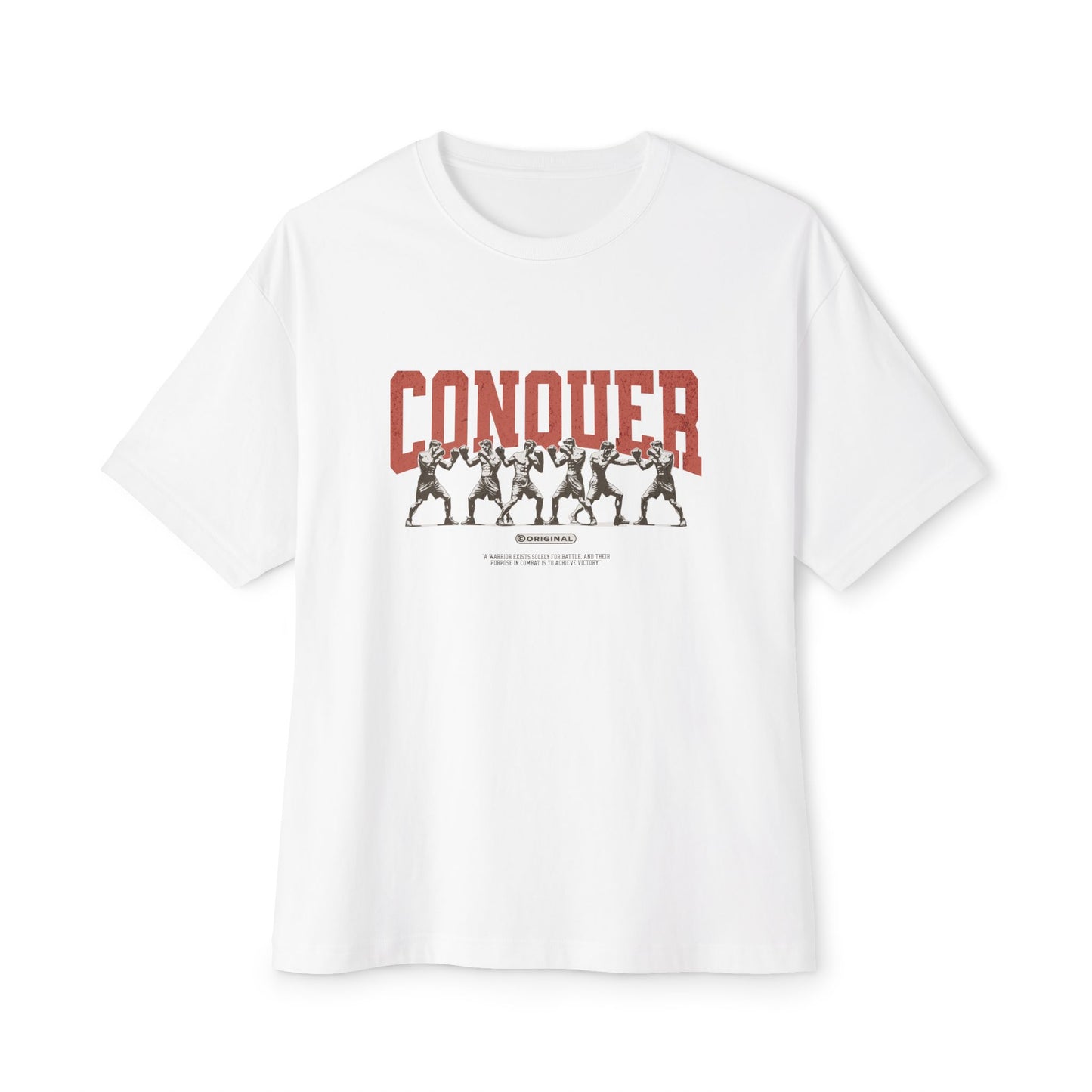 Conquer Inspirational Boxy Tee - Deki's Variety Store