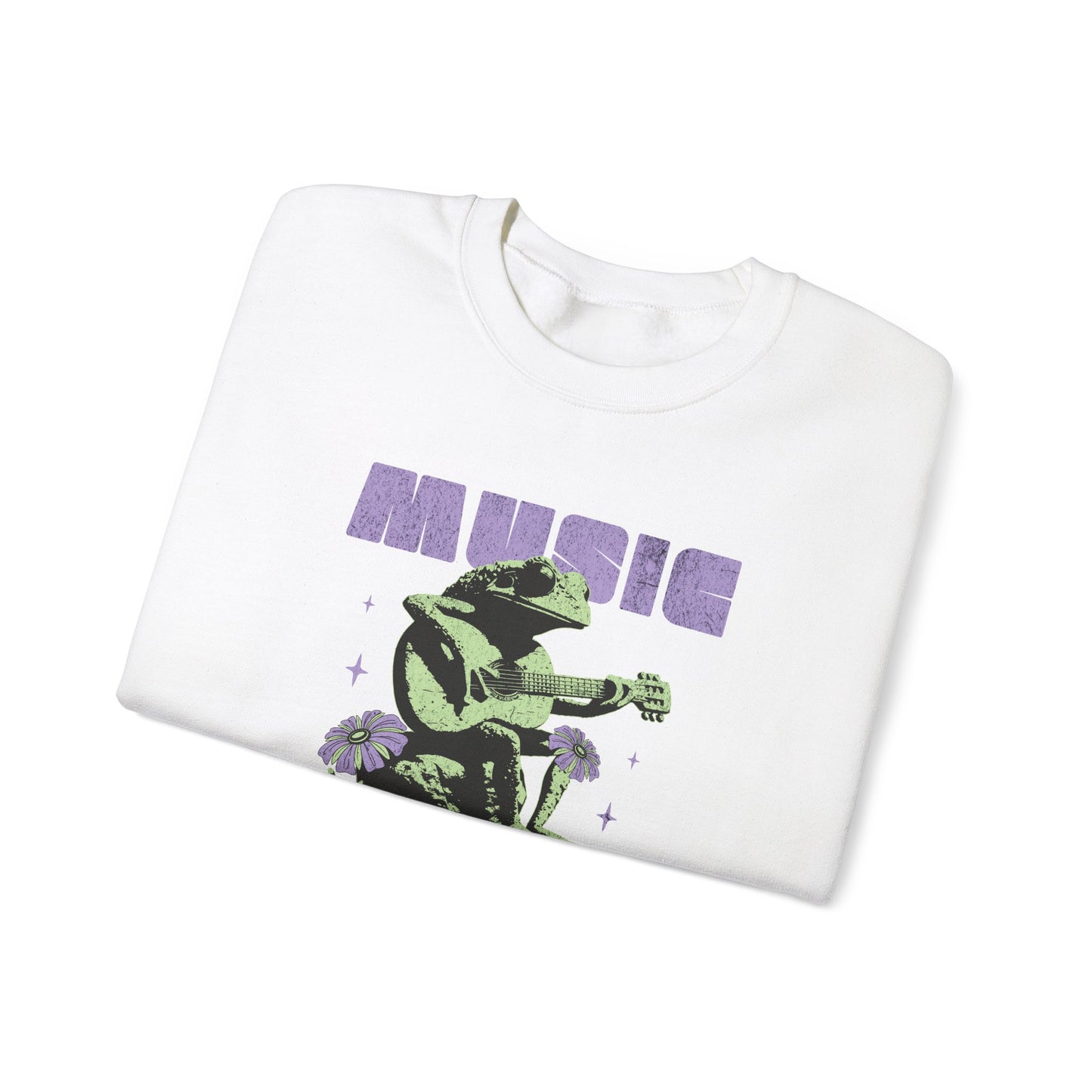 Music Heals Crewneck Sweatshirt - Deki's Variety Store