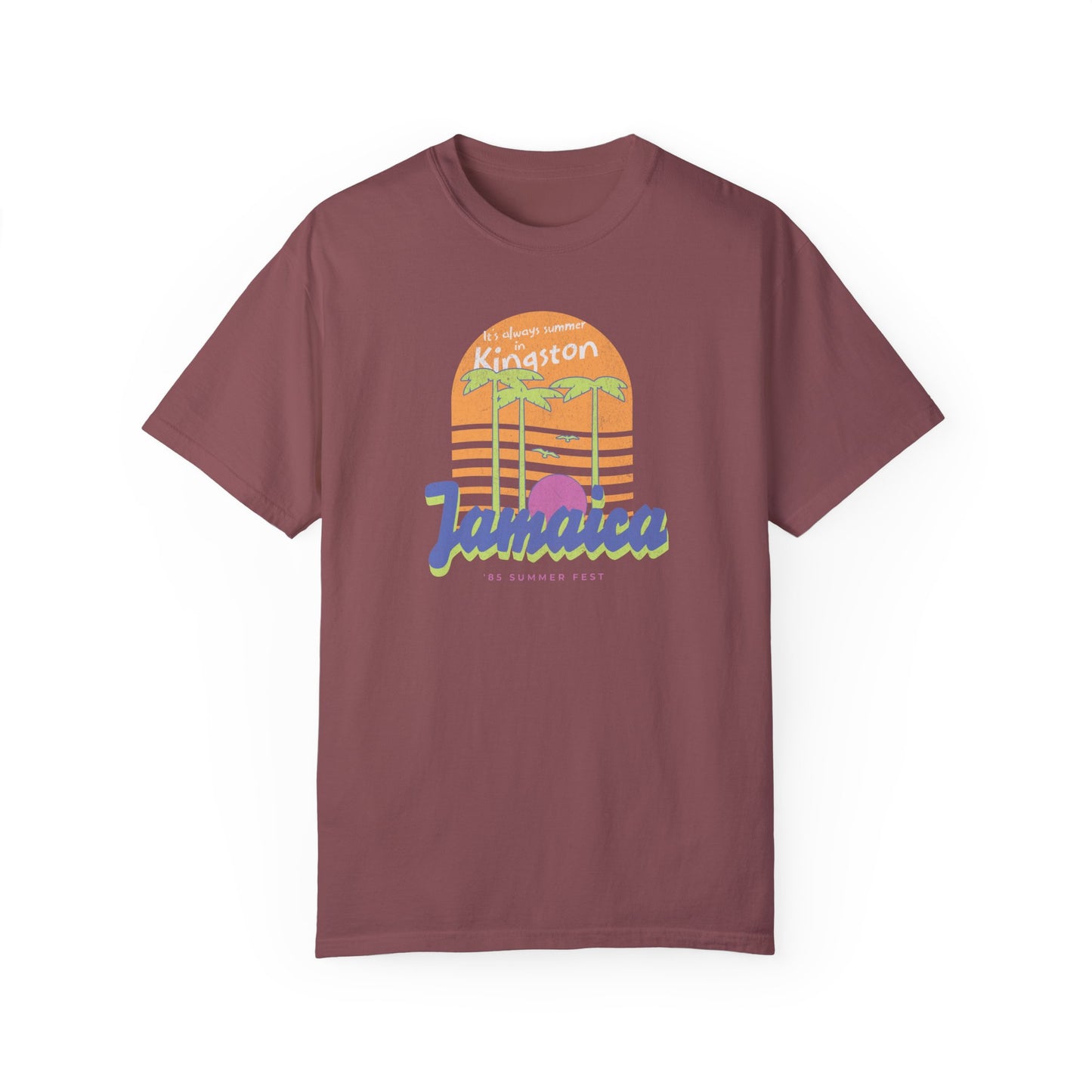 It Always Summer in Jamaica T-shirt - Deki's Variety Store