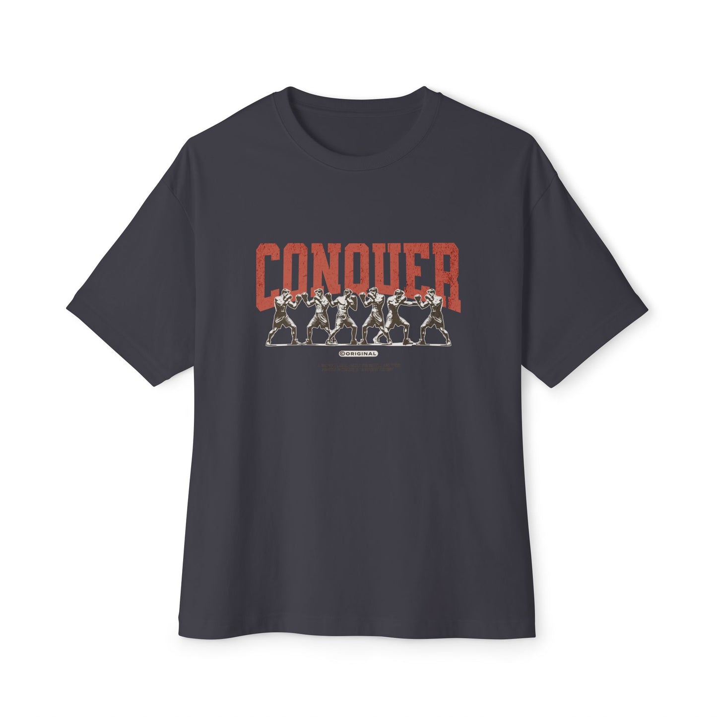 Conquer Inspirational Boxy Tee - Deki's Variety Store