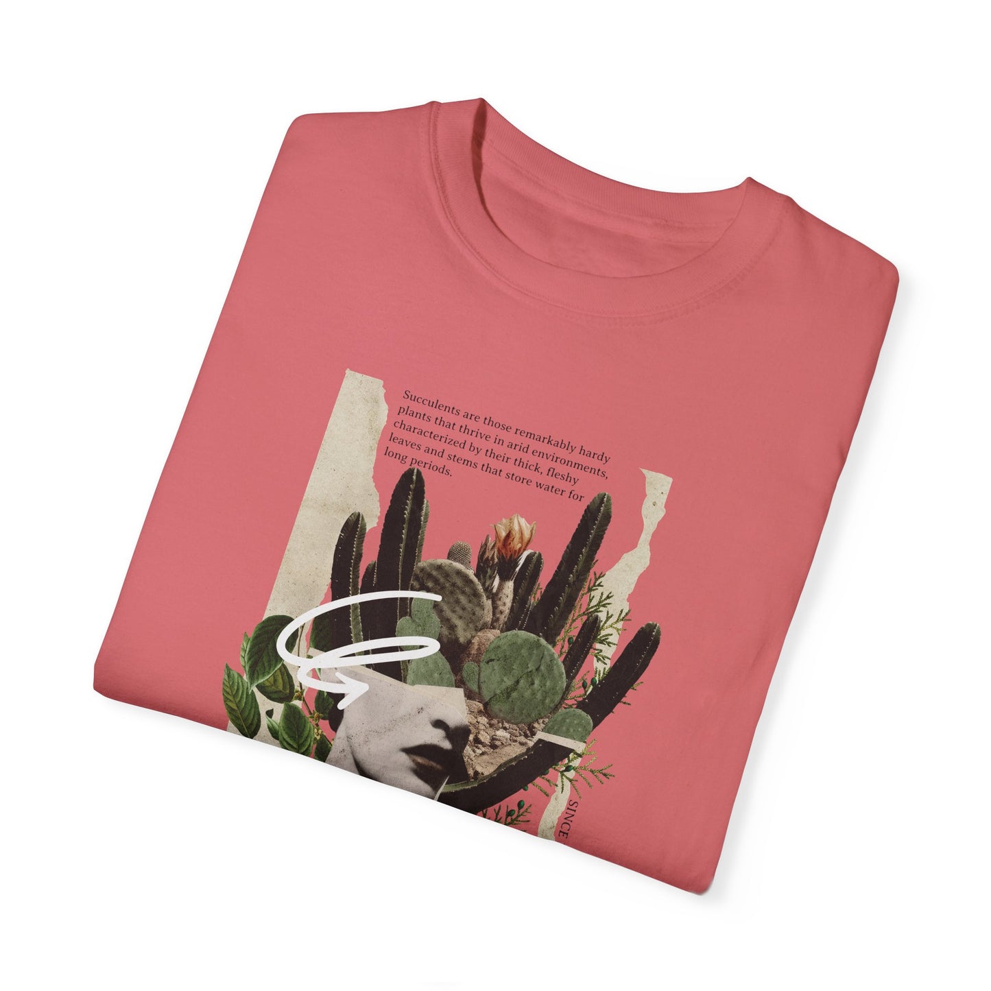 Succulent Comfort Colors T-shirt - Deki's Variety Store