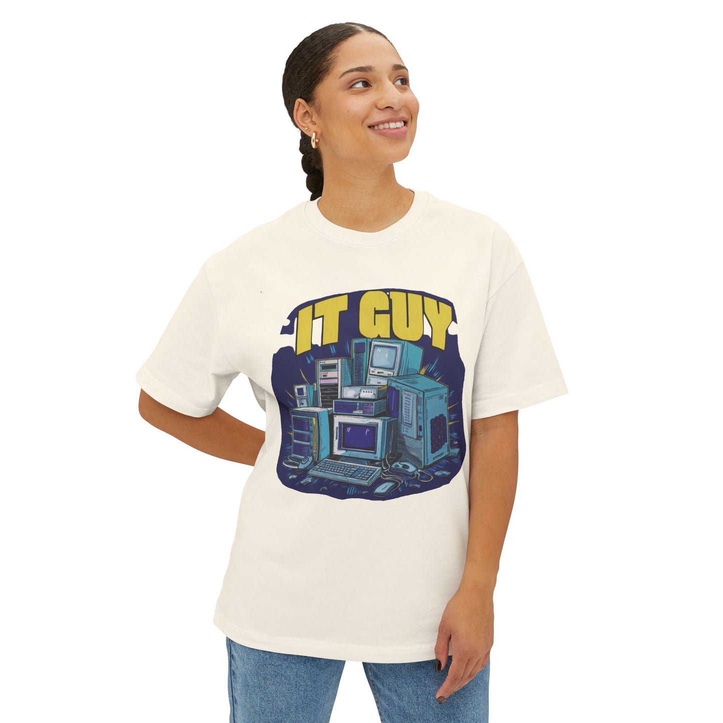 IT GUY Oversized Boxy Tee - Deki's Variety Store
