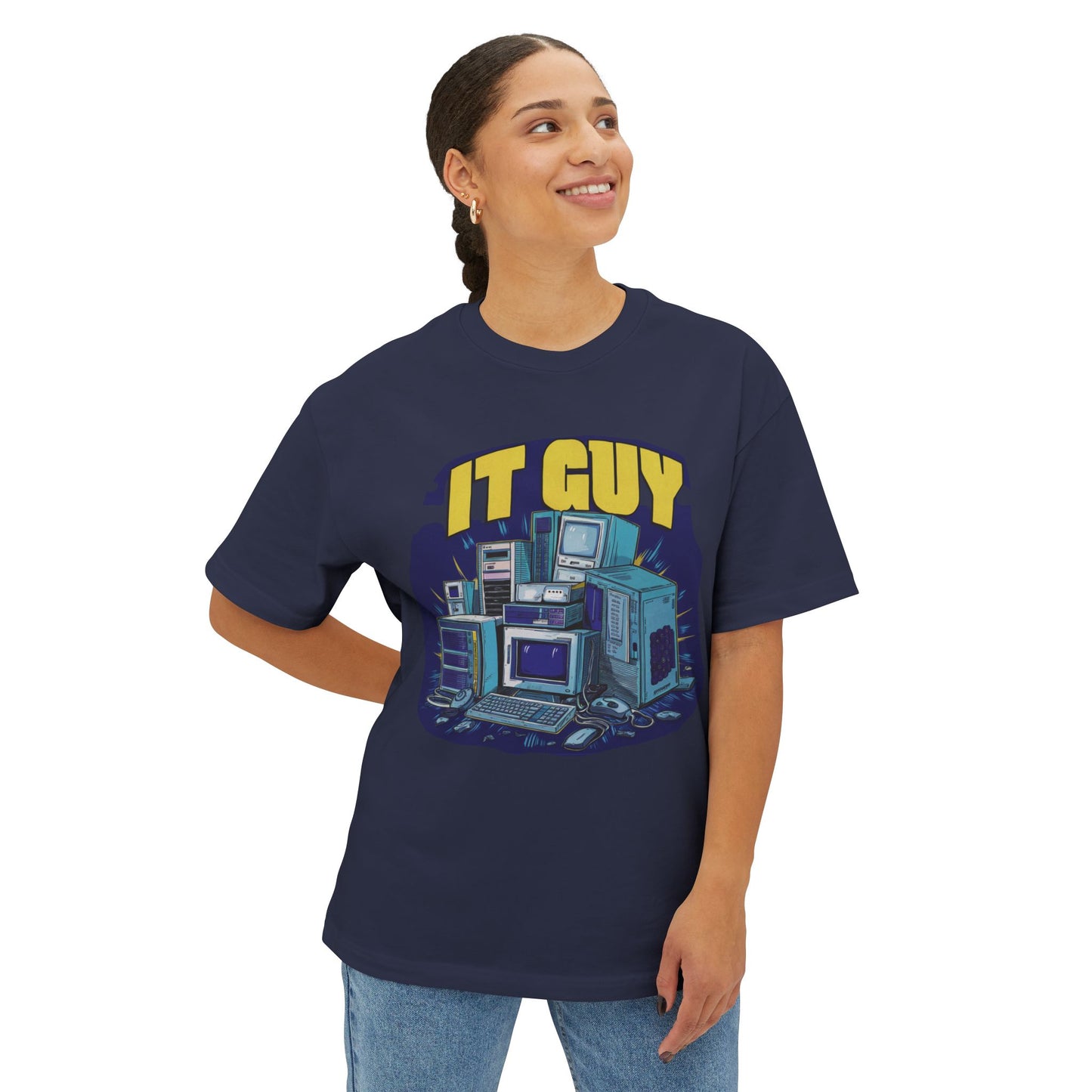 IT GUY Oversized Boxy Tee - Deki's Variety Store