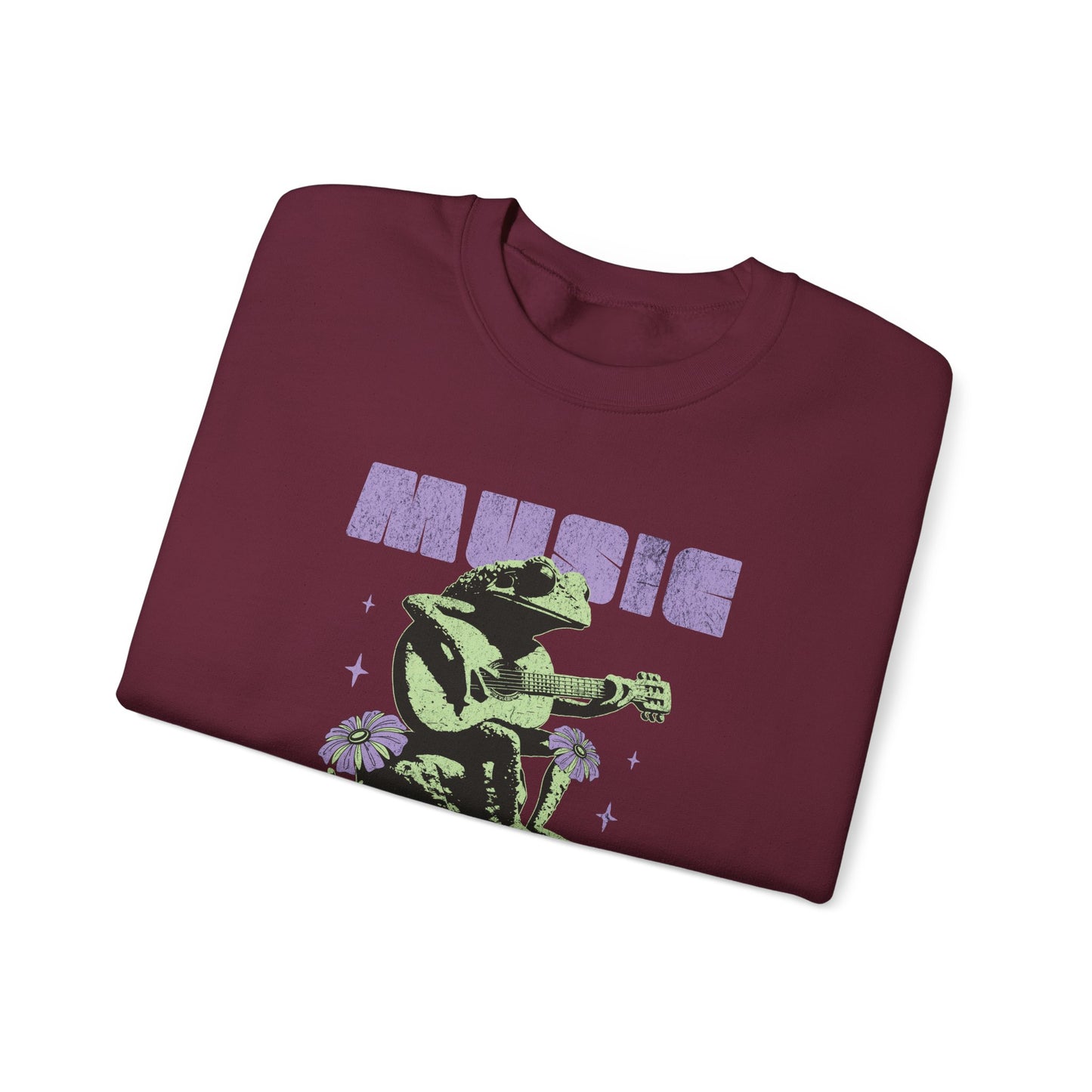 Music Heals Crewneck Sweatshirt - Deki's Variety Store