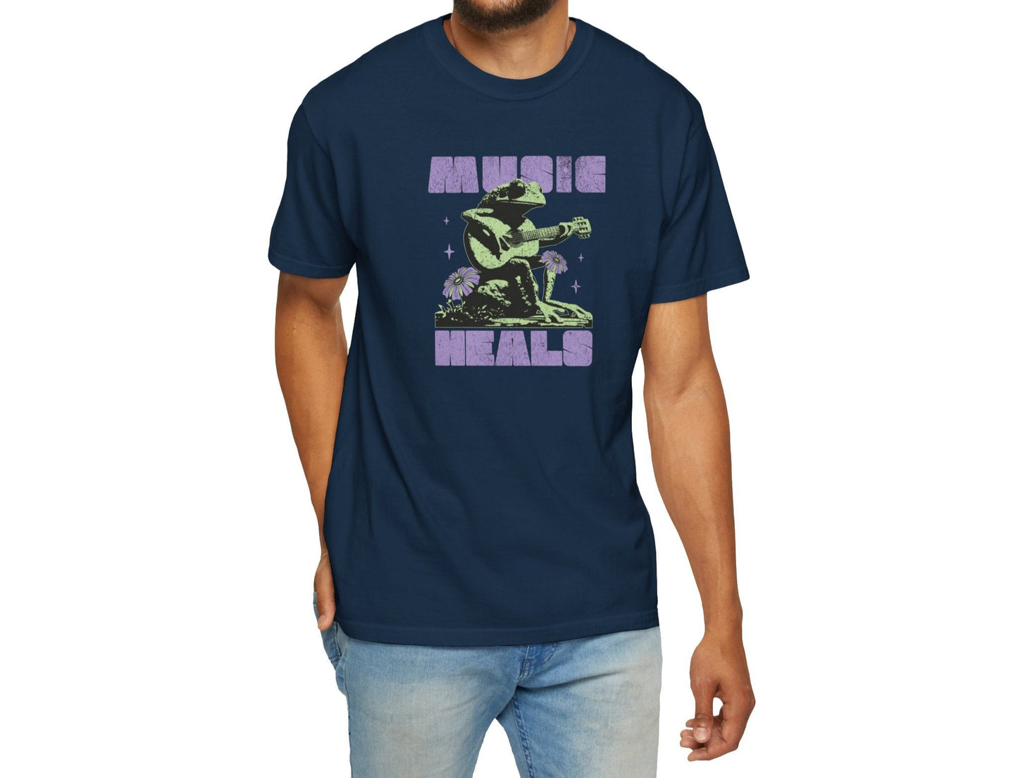 Music Heal Comfort Colors T-shirt - Deki's Variety Store
