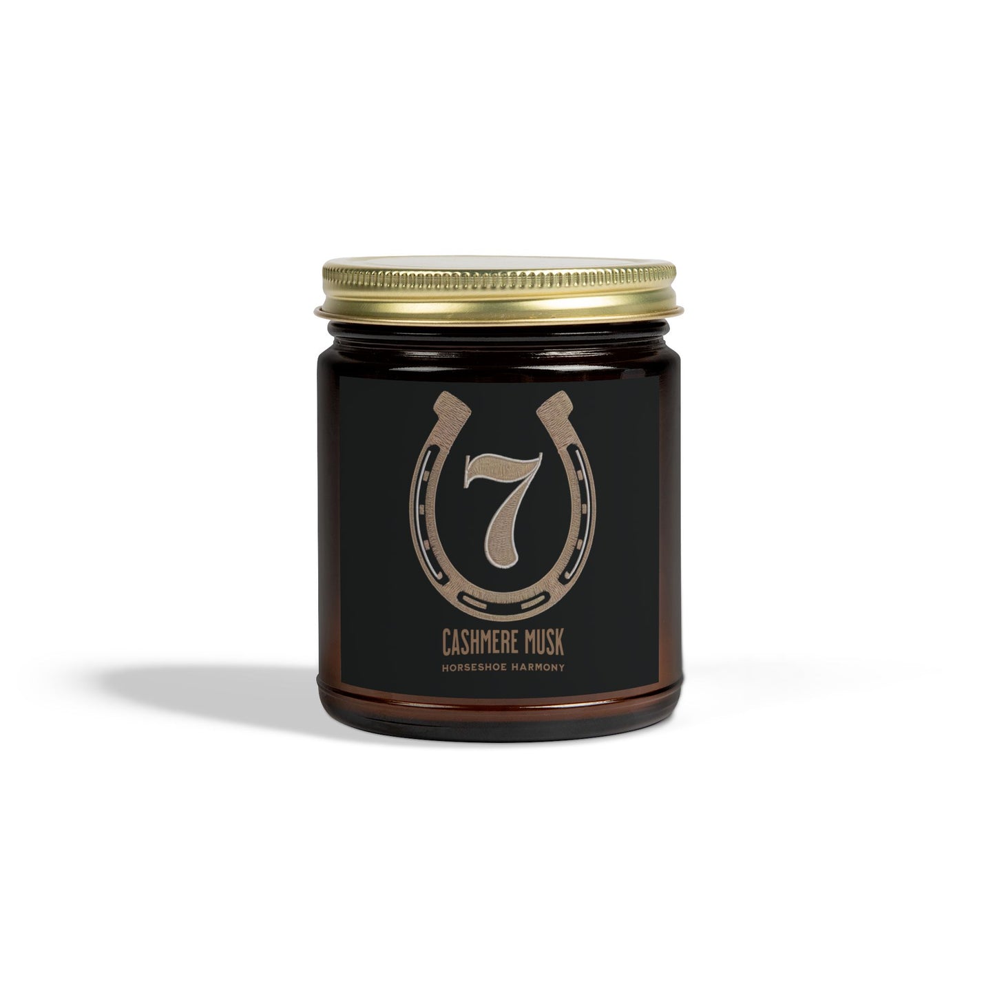 Horseshoe Harmony - Cashmere Musk Scent (Coconut Apricot Wax) (4oz, 9oz) - Deki's Variety Store