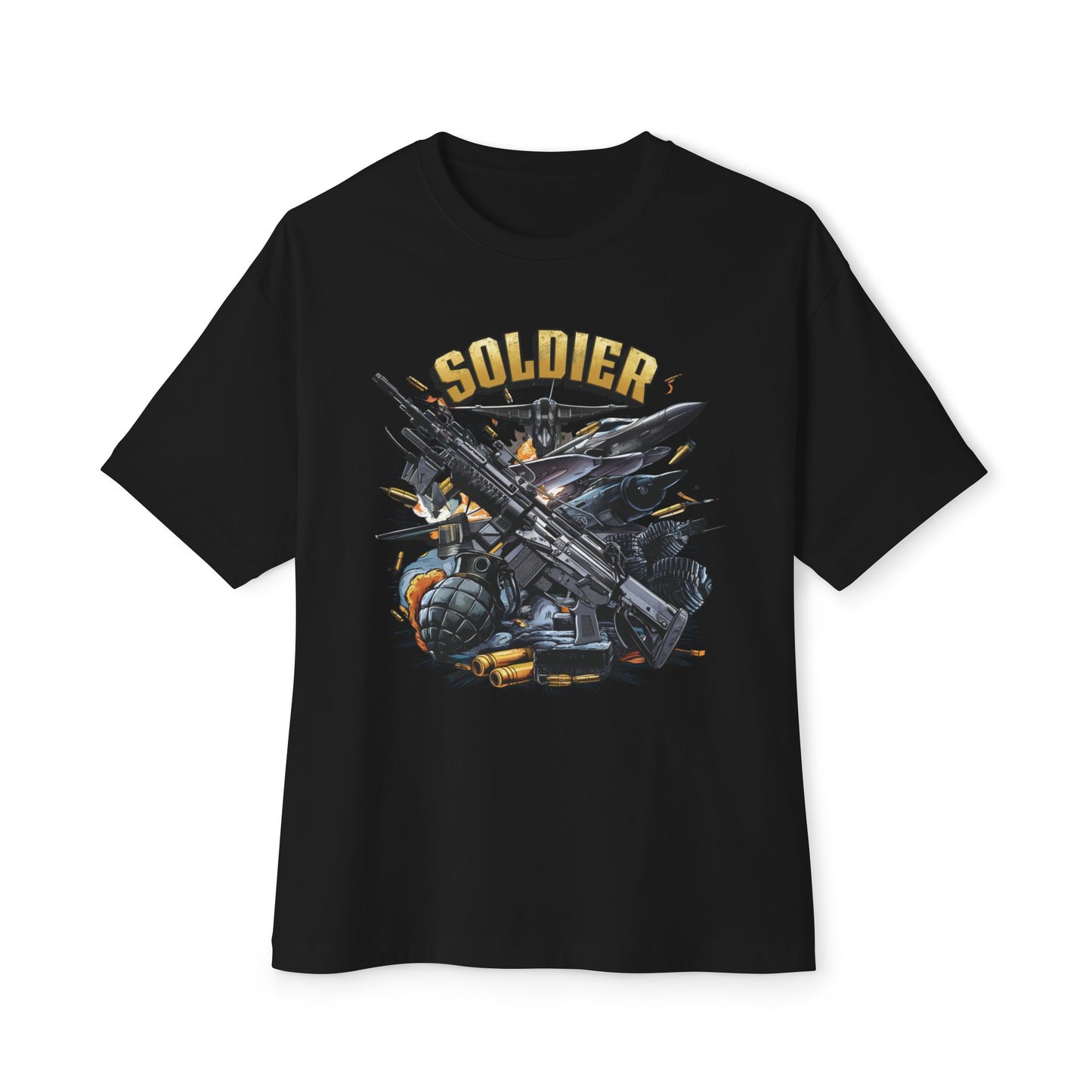 Soldier Unisex Oversized Boxy Tee - Deki's Variety Store