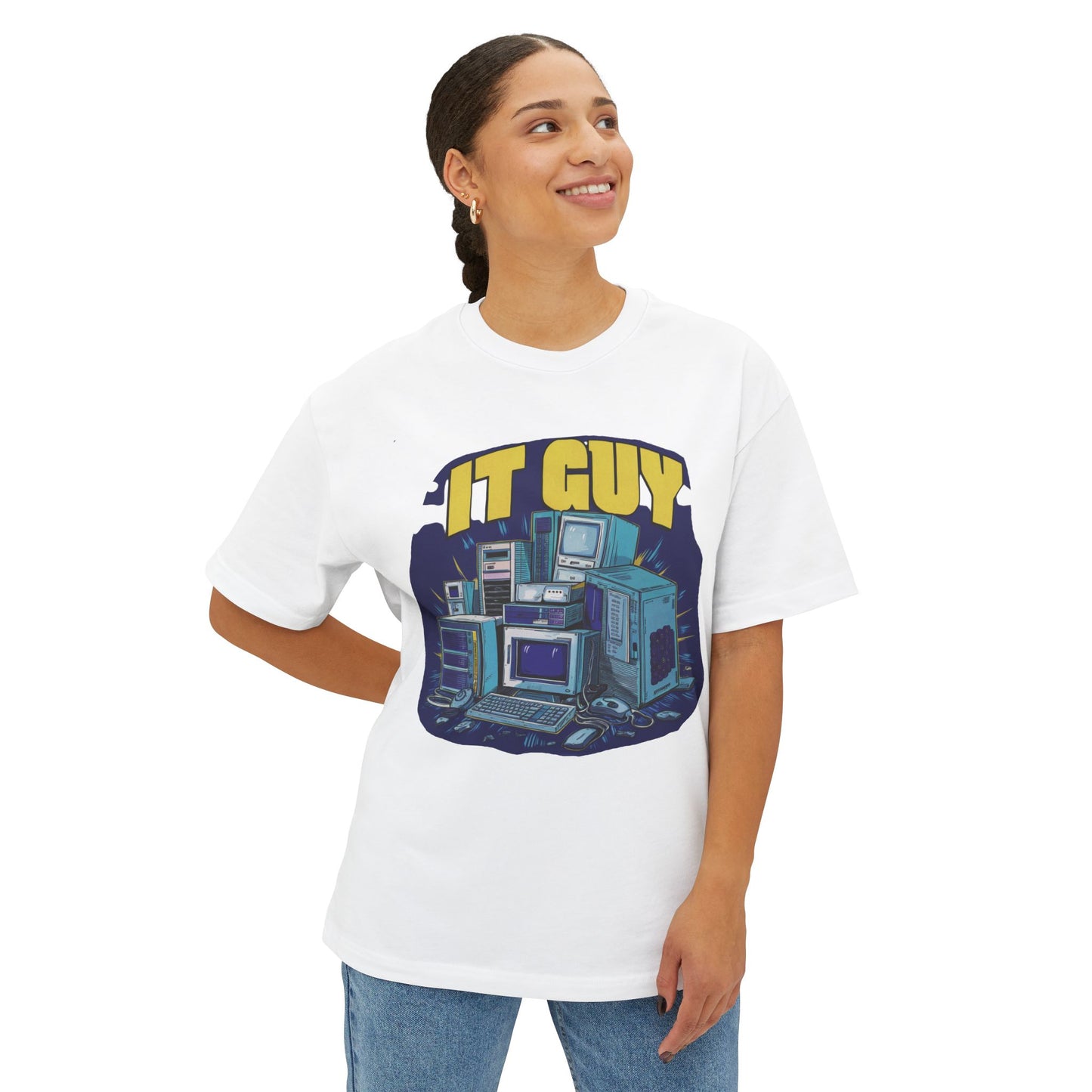 IT GUY Oversized Boxy Tee - Deki's Variety Store