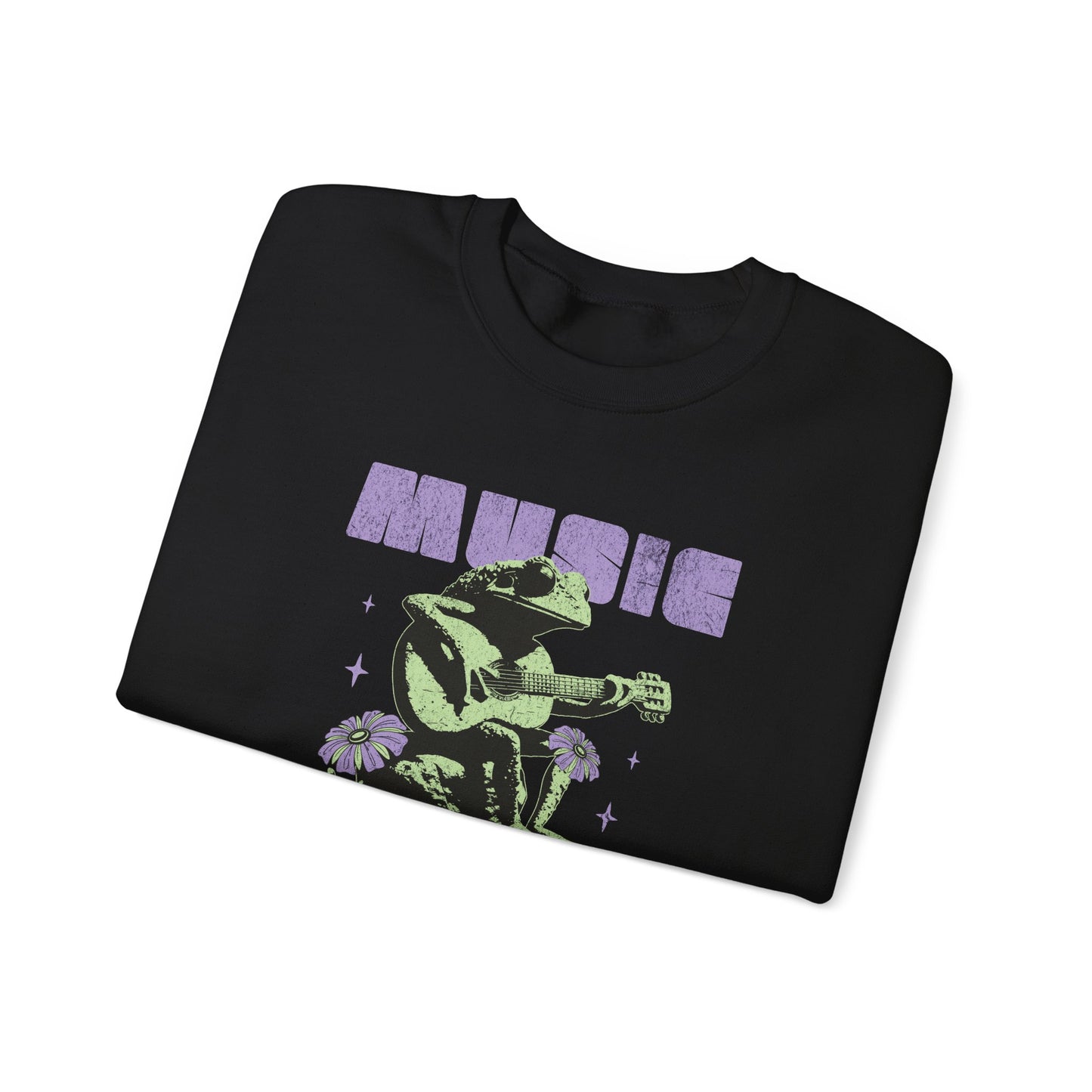 Music Heals Crewneck Sweatshirt - Deki's Variety Store