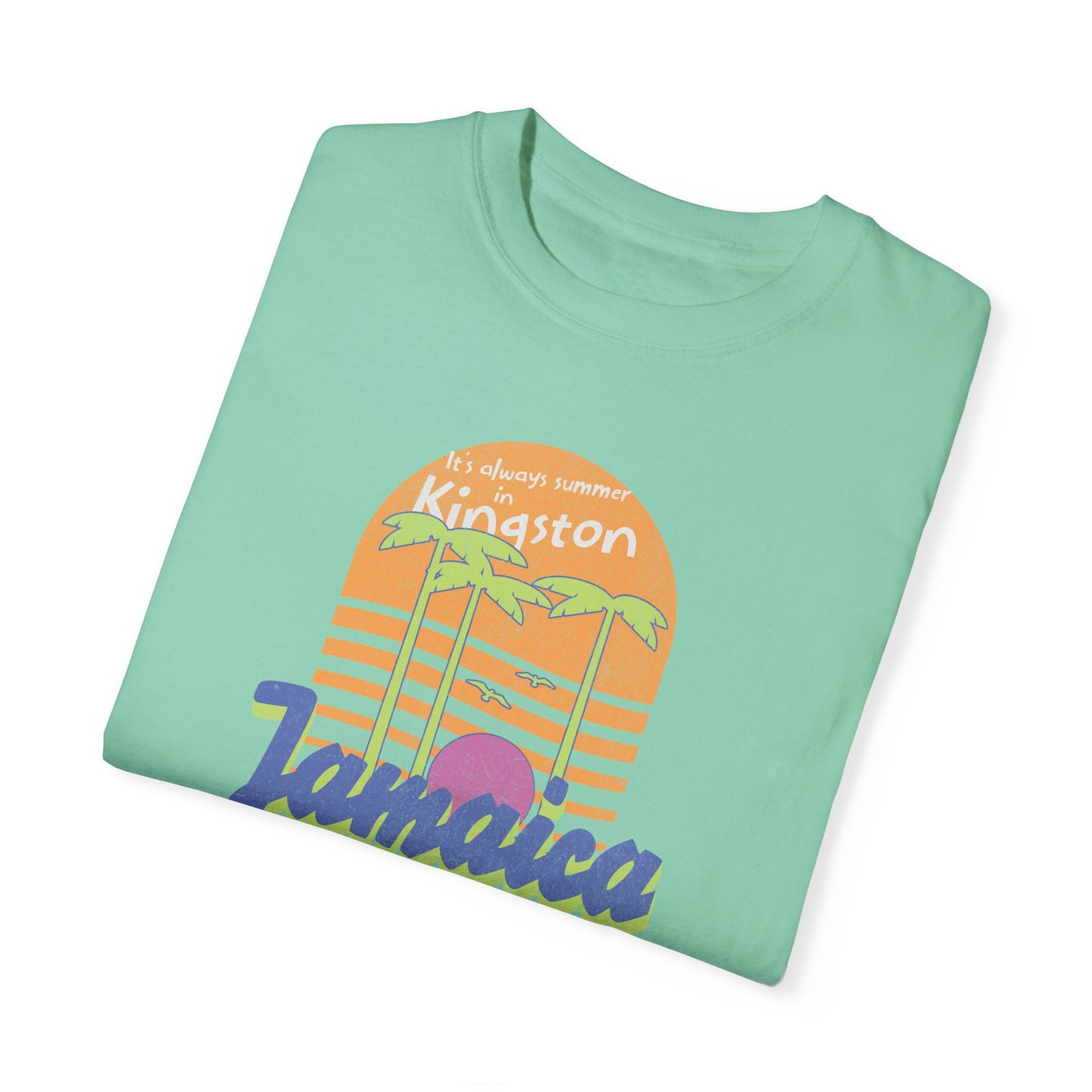 It Always Summer in Jamaica T-shirt - Deki's Variety Store