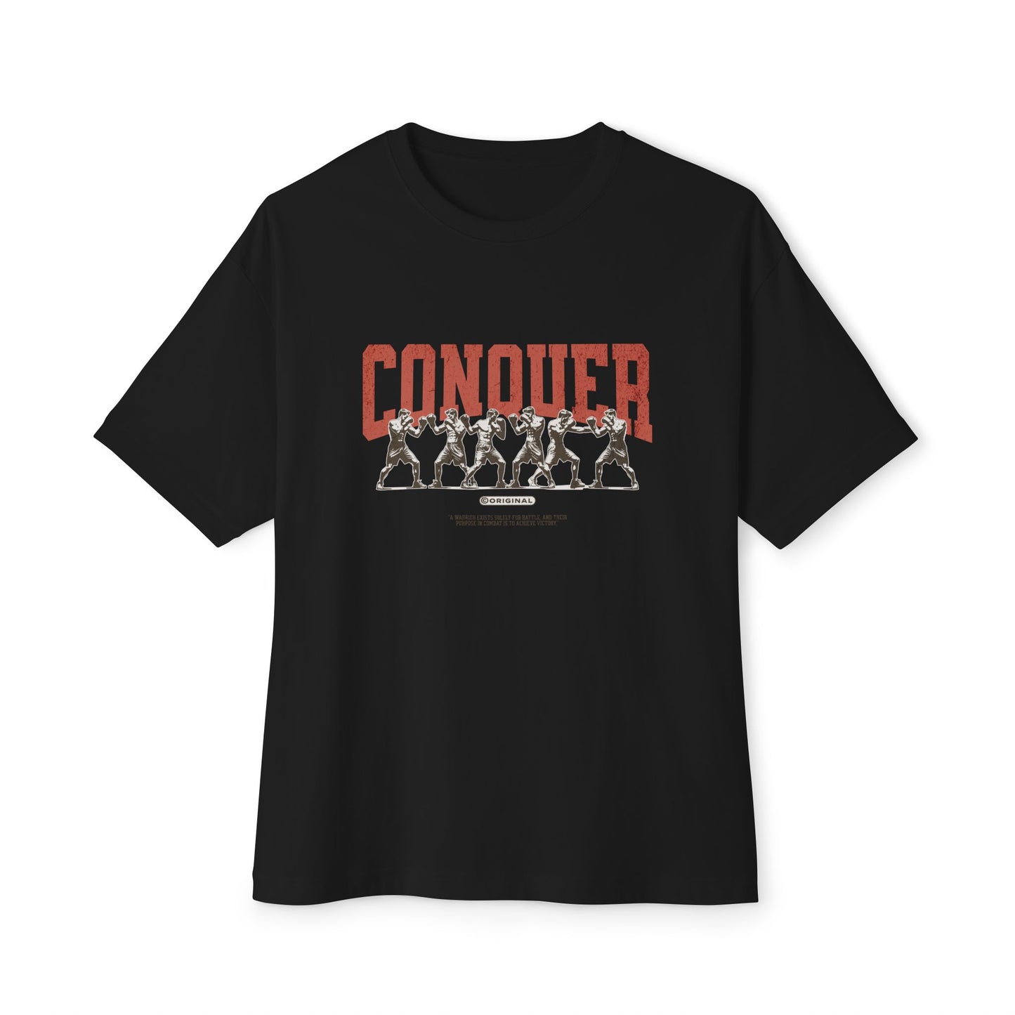 Conquer Inspirational Boxy Tee - Deki's Variety Store