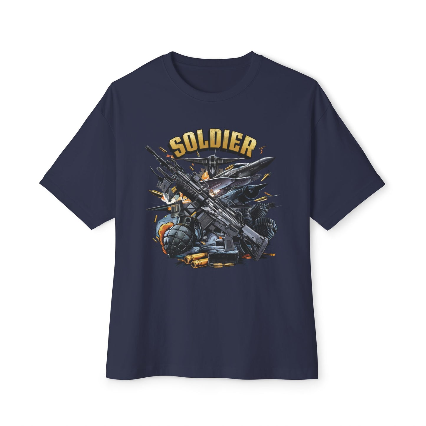 Soldier Unisex Oversized Boxy Tee - Deki's Variety Store