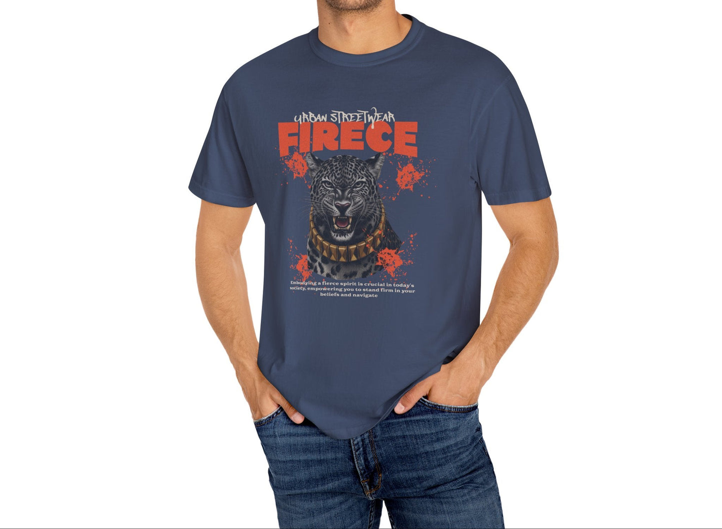 Fierce Graphic Unisex T-Shirt - Urban Streetwear Fashion - Deki's Variety Store