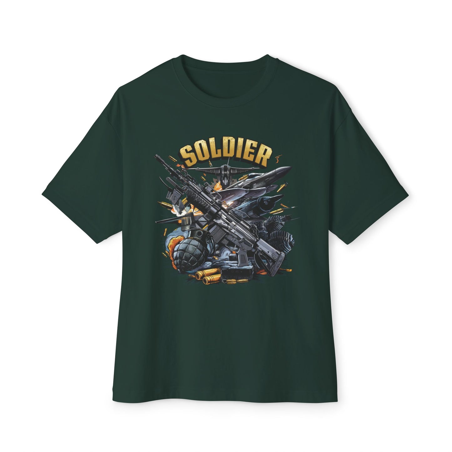 Soldier Unisex Oversized Boxy Tee - Deki's Variety Store