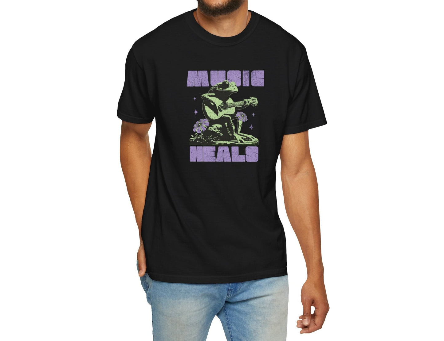 Music Heal Comfort Colors T-shirt - Deki's Variety Store