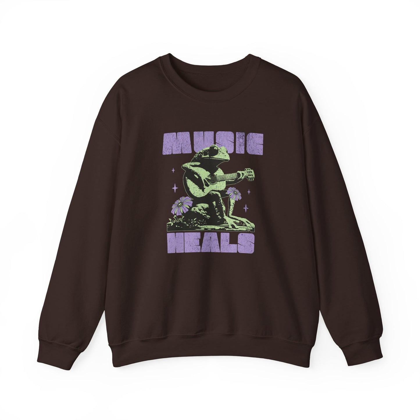 Music Heals Crewneck Sweatshirt - Deki's Variety Store