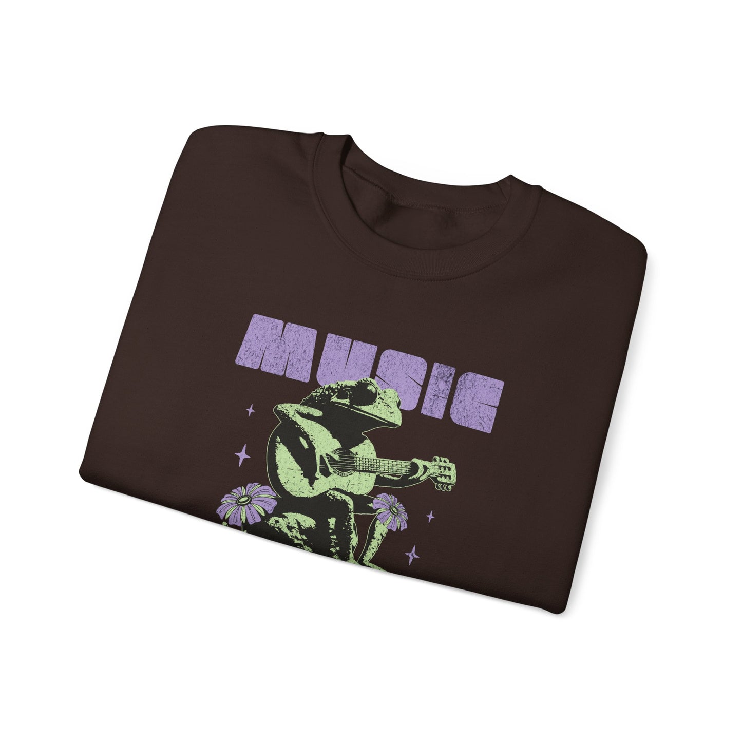 Music Heals Crewneck Sweatshirt - Deki's Variety Store