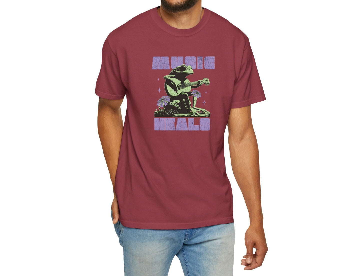 Music Heal Comfort Colors T-shirt - Deki's Variety Store