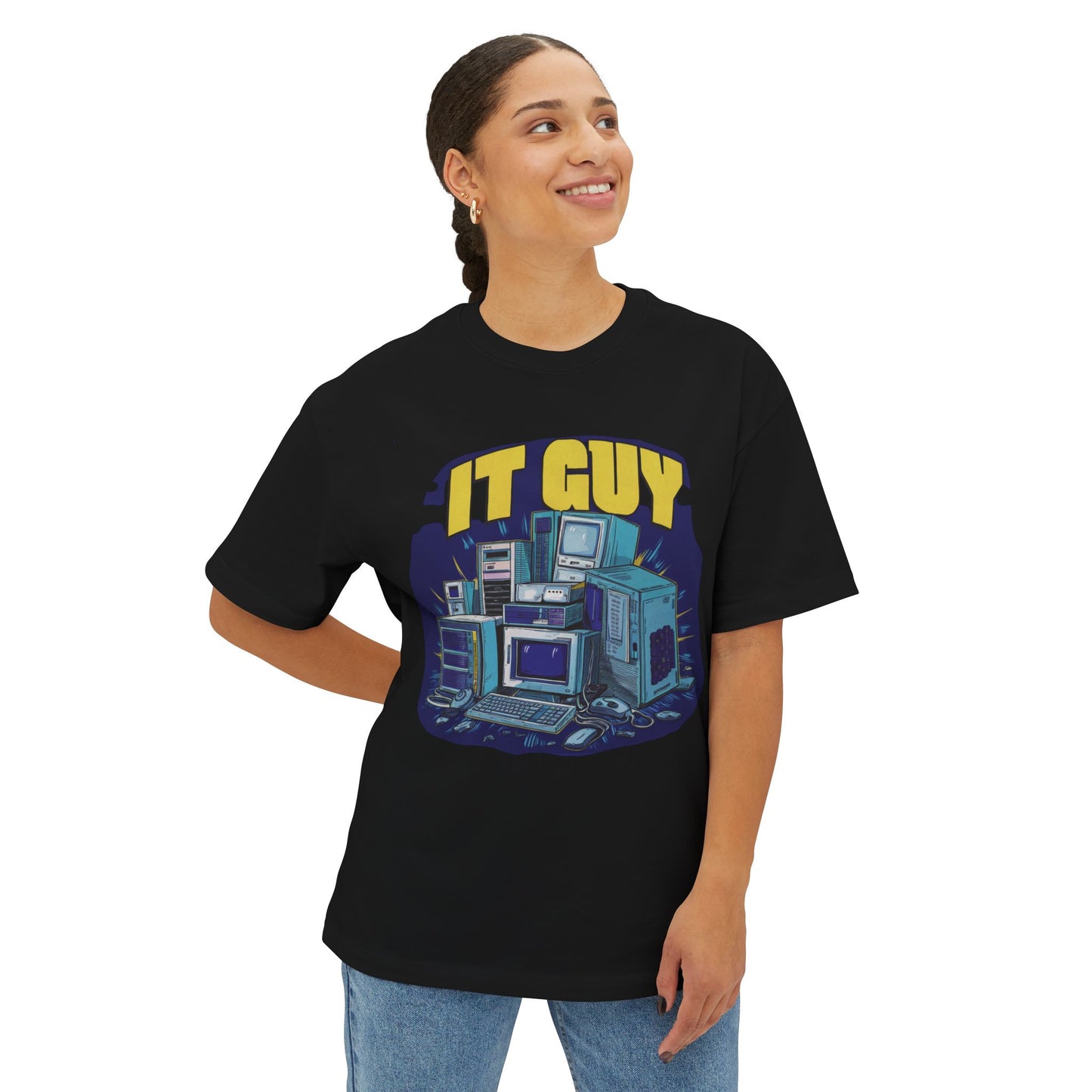 IT GUY Oversized Boxy Tee - Deki's Variety Store