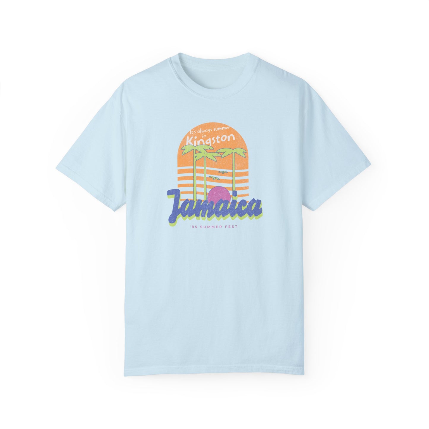 It Always Summer in Jamaica T-shirt - Deki's Variety Store
