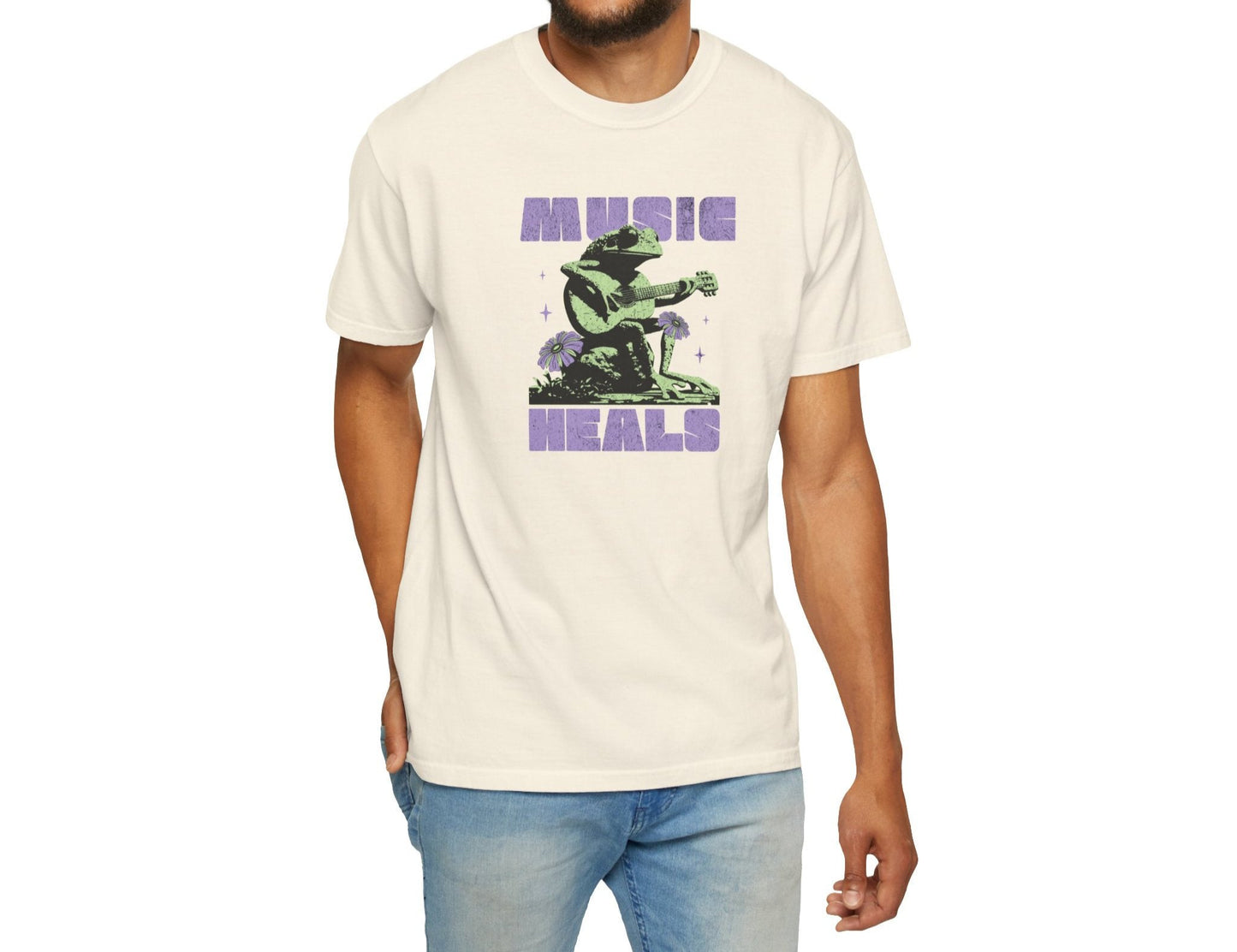 Music Heal Comfort Colors T-shirt - Deki's Variety Store
