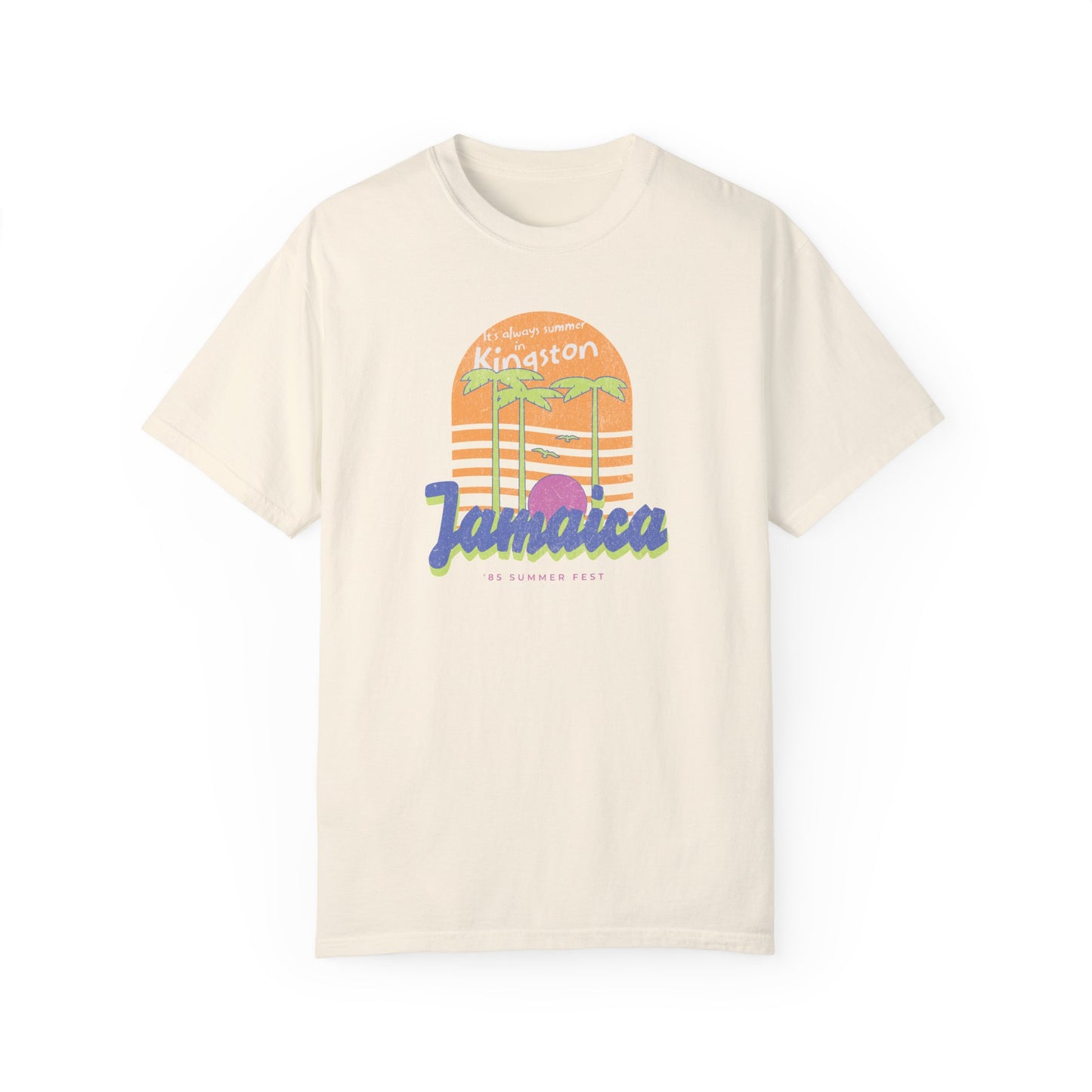 It Always Summer in Jamaica T-shirt - Deki's Variety Store