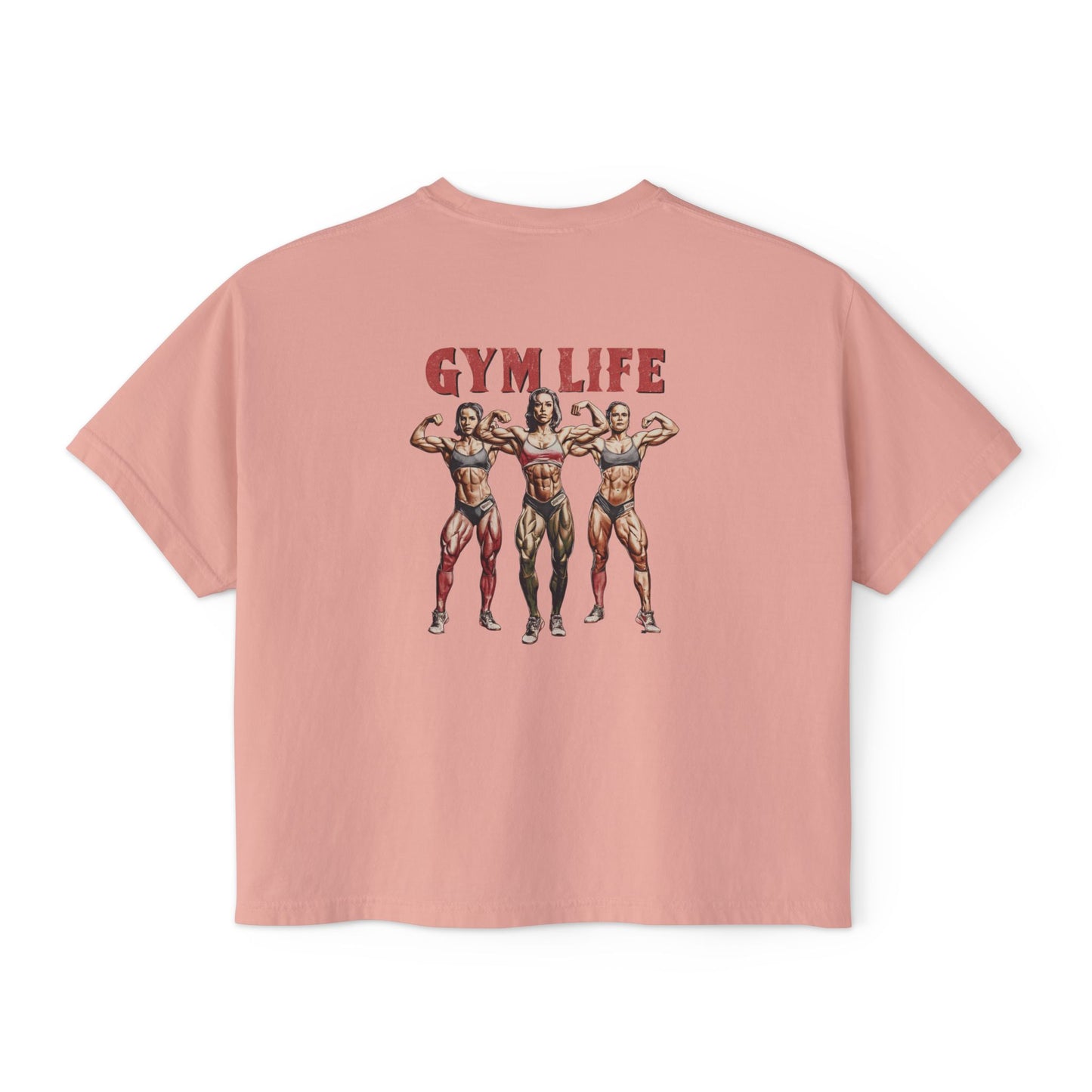 Gym Life Women's Boxy Tee - Stylish Comfort Showcase your Active Lifestyles - Deki's Variety Store