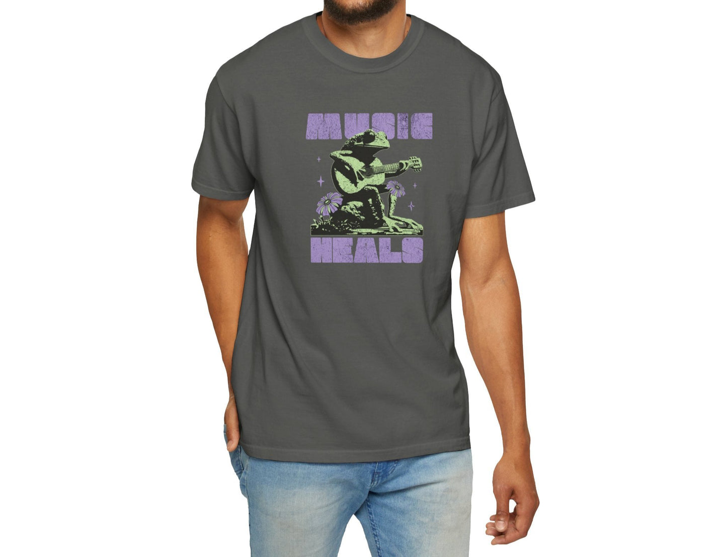 Music Heal Comfort Colors T-shirt - Deki's Variety Store