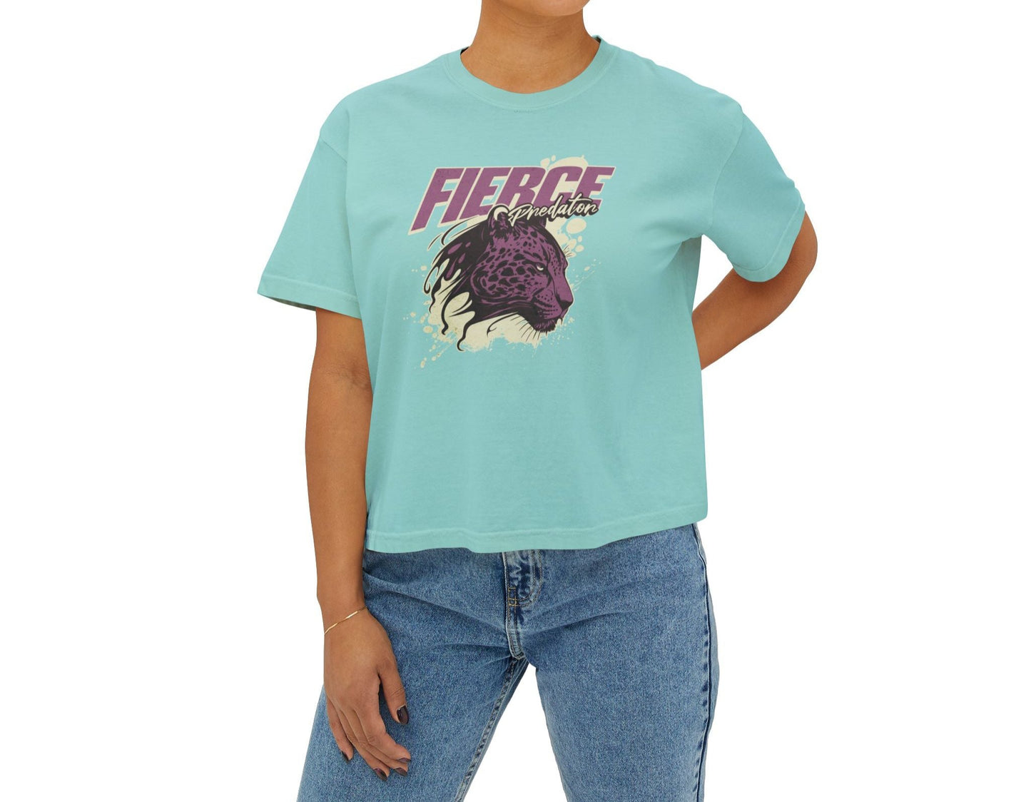 Fierce Predator Women's Boxy Tee - Deki's Variety Store