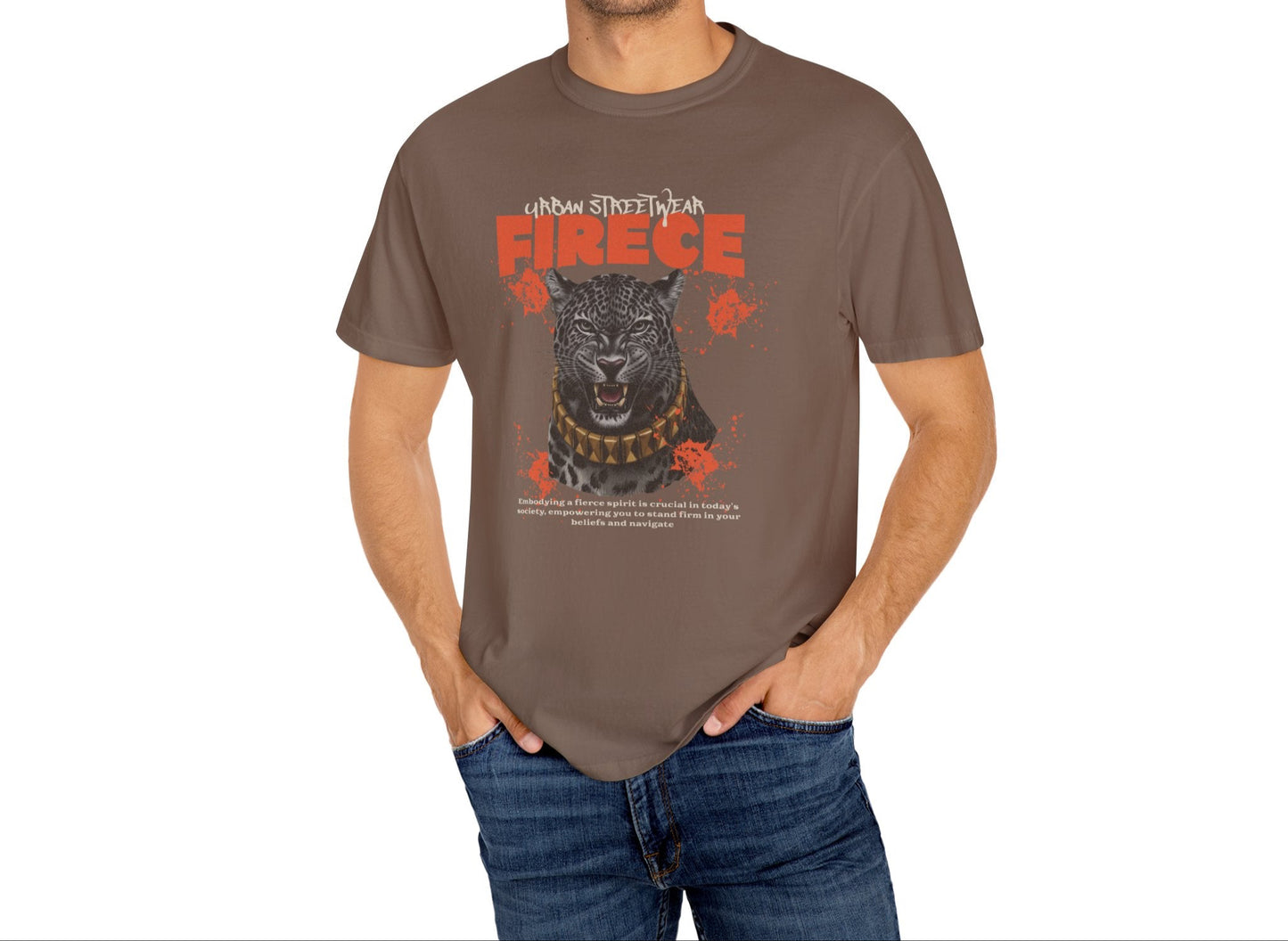 Fierce Graphic Unisex T-Shirt - Urban Streetwear Fashion - Deki's Variety Store
