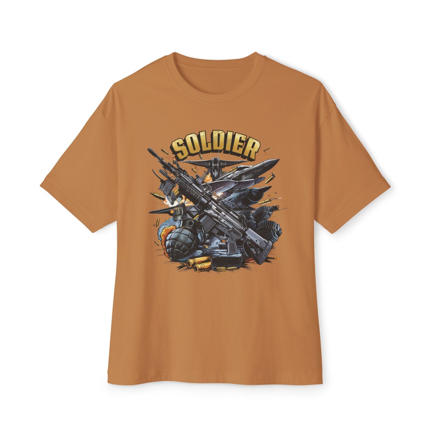 Soldier Unisex Oversized Boxy Tee - Deki's Variety Store