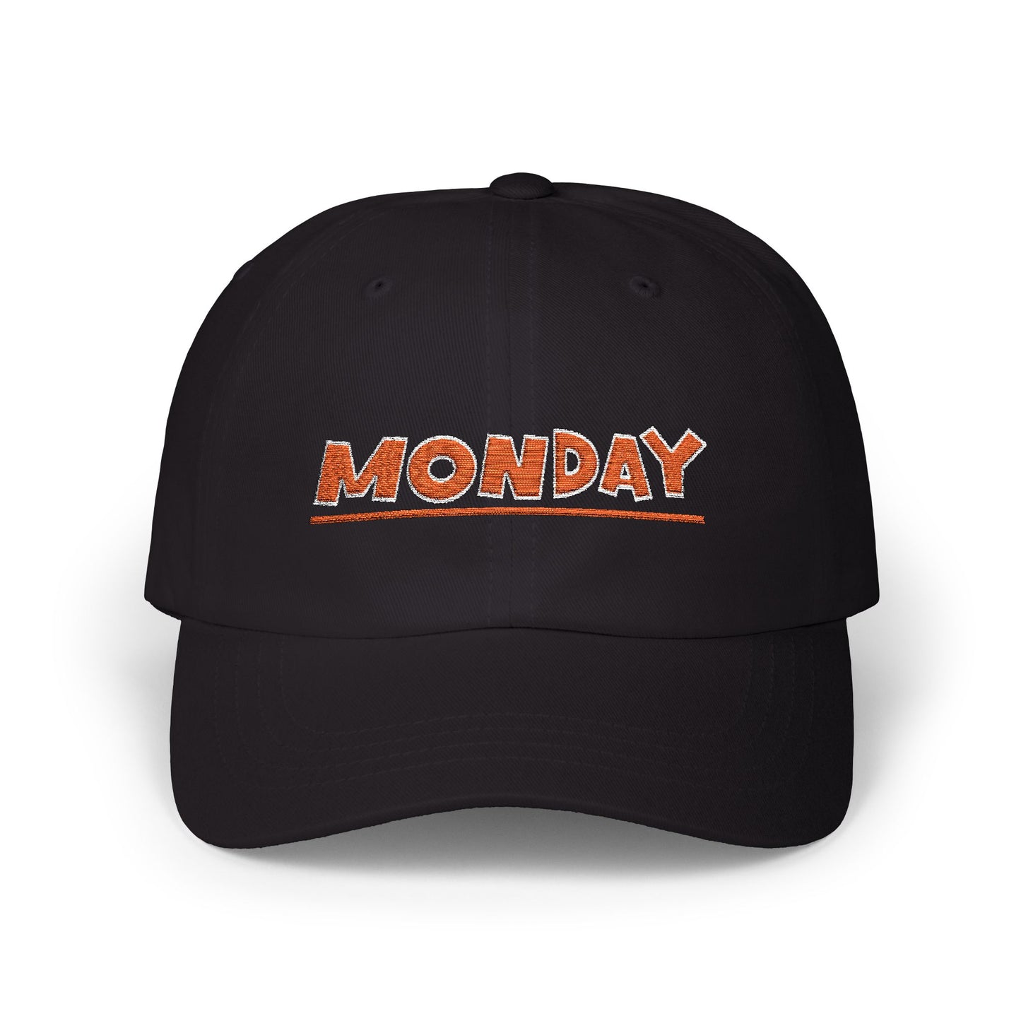 Embroidered Dad Cap - Monday Vibes, Stylish Accessory, Summer Hat - Deki's Variety Store