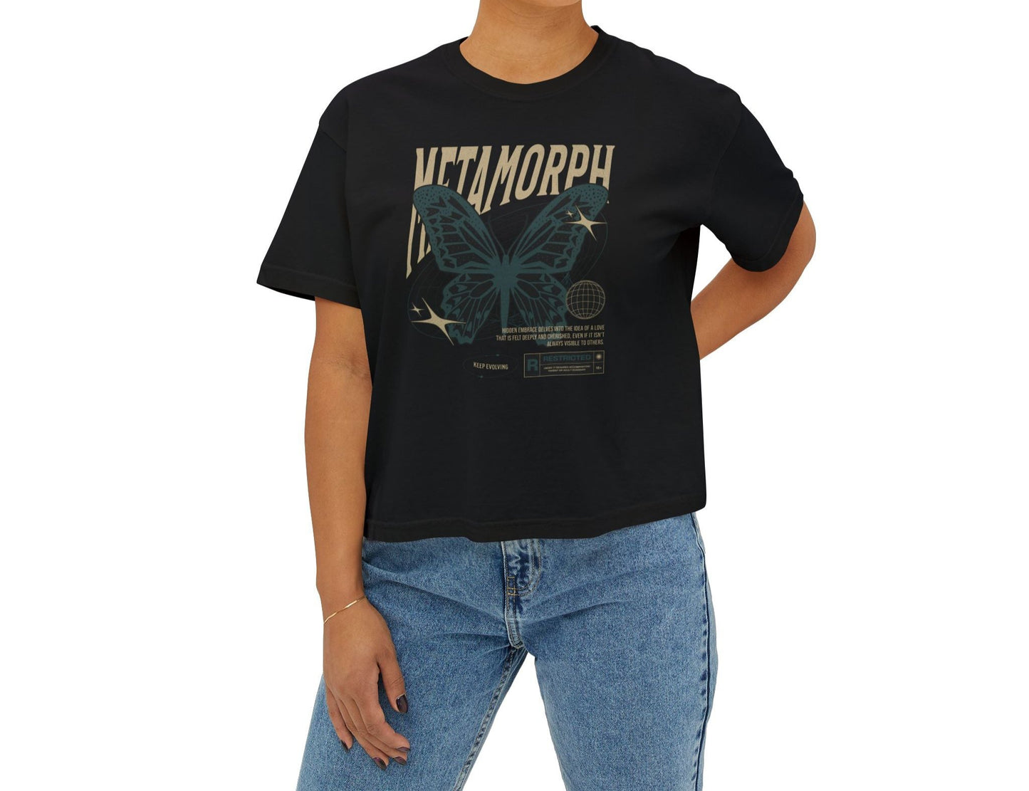 Metamorph Women's Boxy Tee - Deki's Variety Store