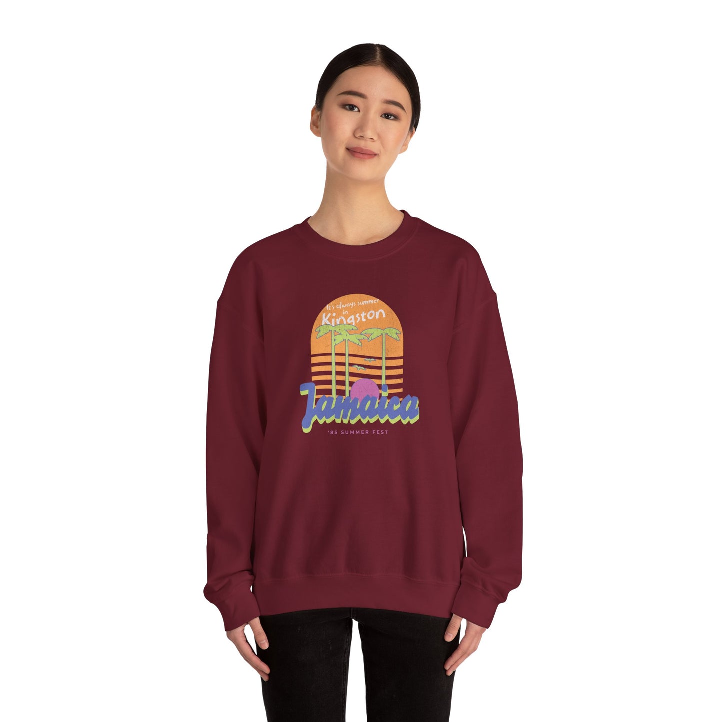 It's Always Summer in Jamaica" Sweatshirt - Deki's Variety Store