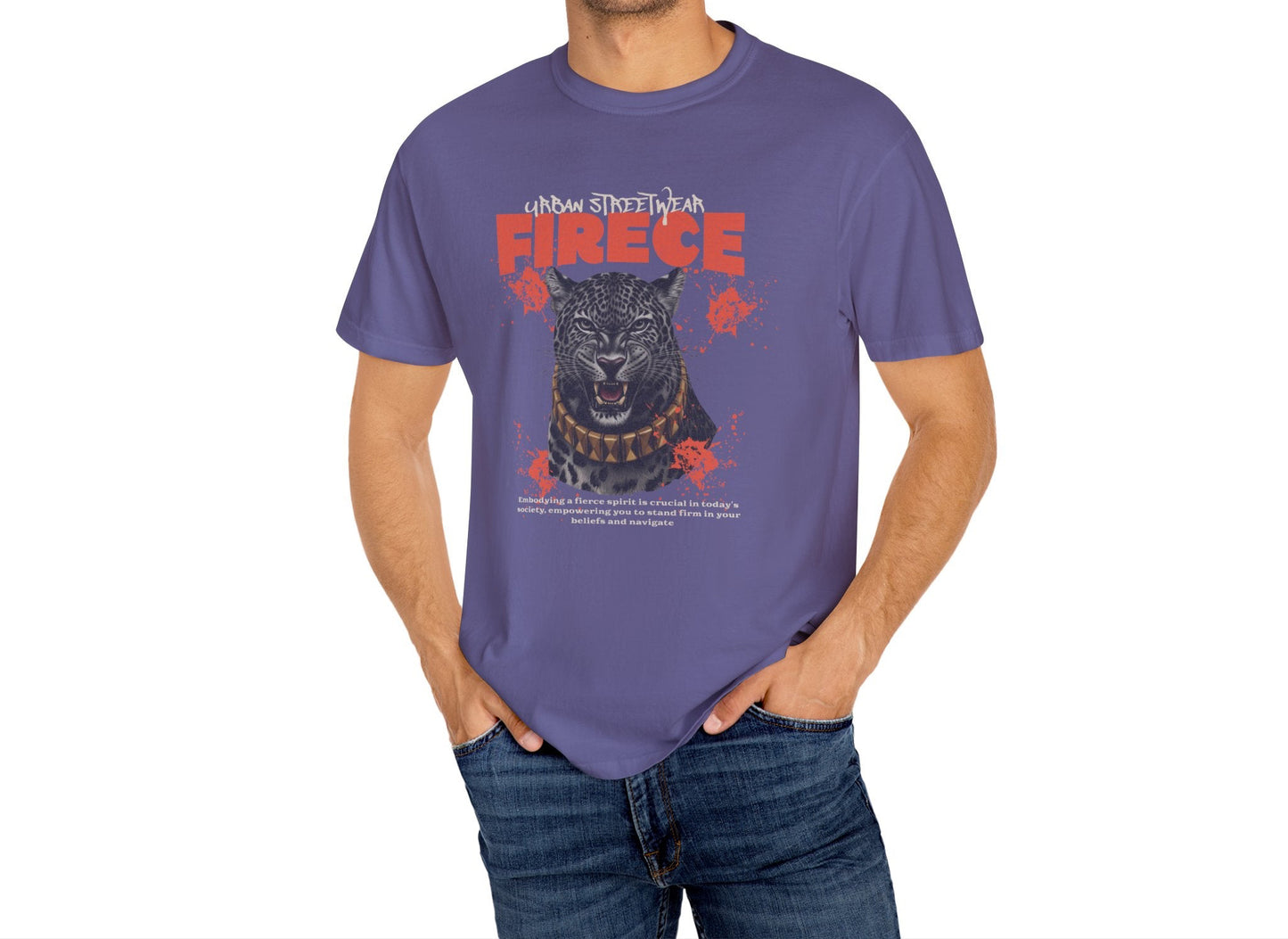 Fierce Graphic Unisex T-Shirt - Urban Streetwear Fashion - Deki's Variety Store