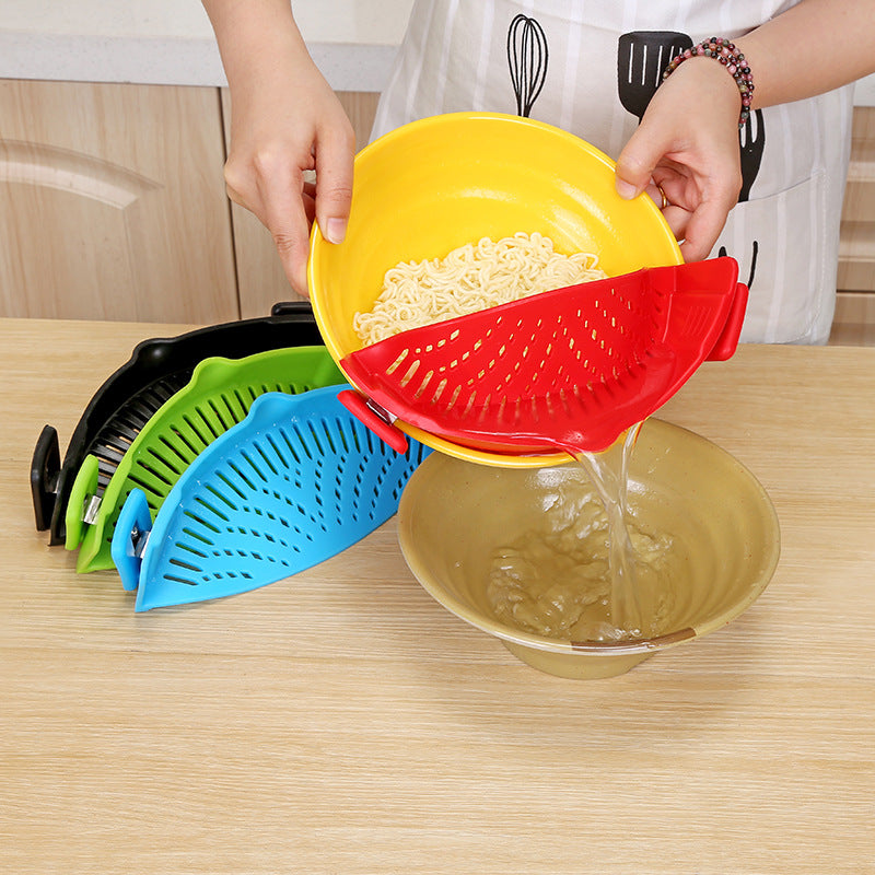 Silicone Funnel Pour Spout Pot Round Deflector Edge Kitchen Tools