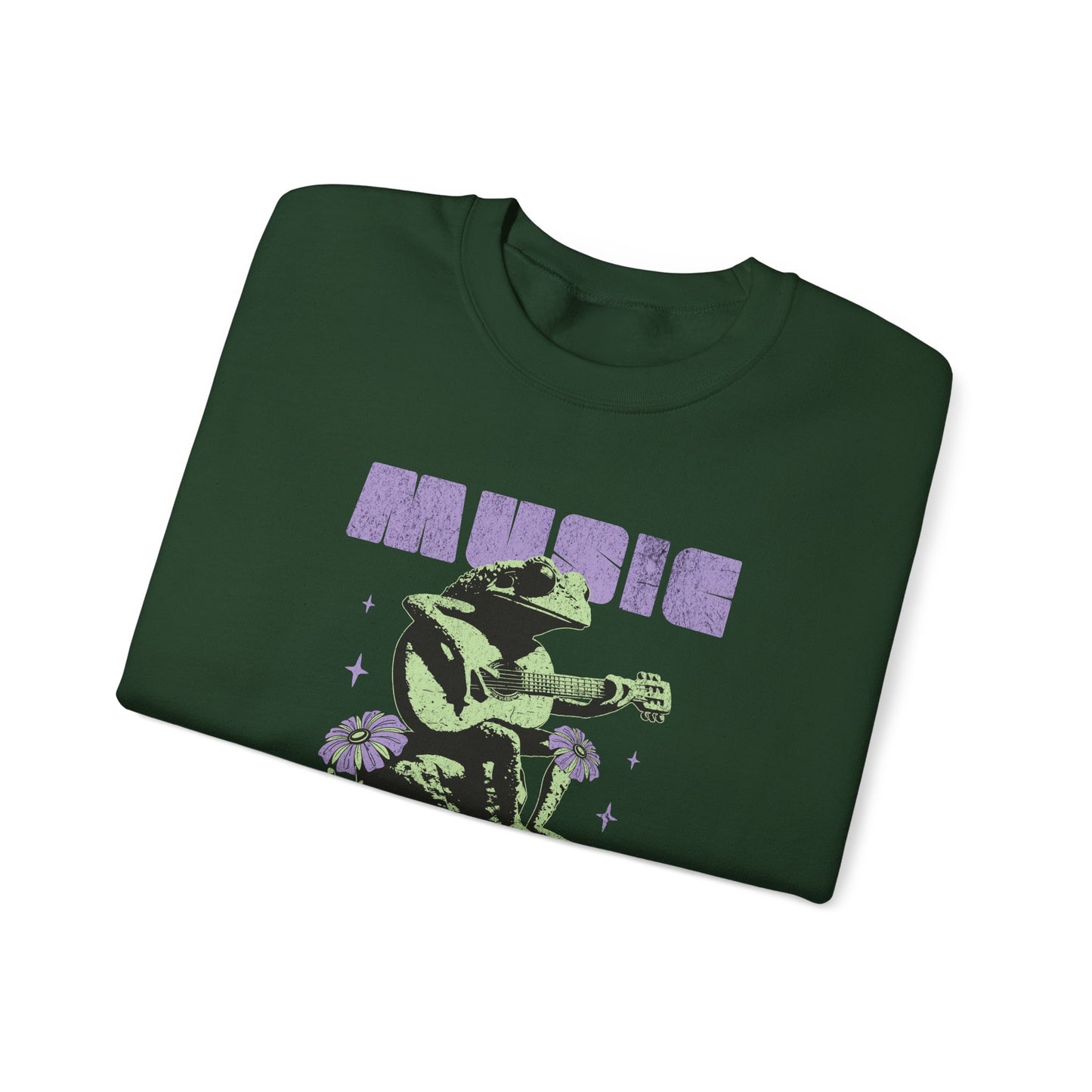 Music Heals Crewneck Sweatshirt - Deki's Variety Store
