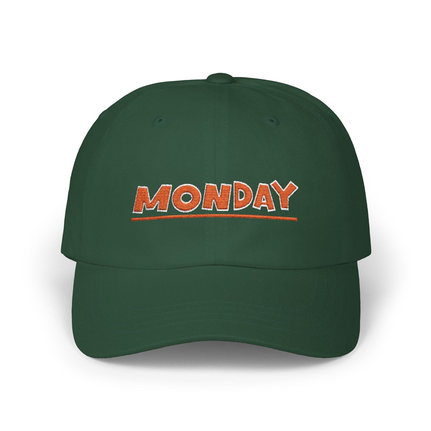 Embroidered Dad Cap - Monday Vibes, Stylish Accessory, Summer Hat - Deki's Variety Store