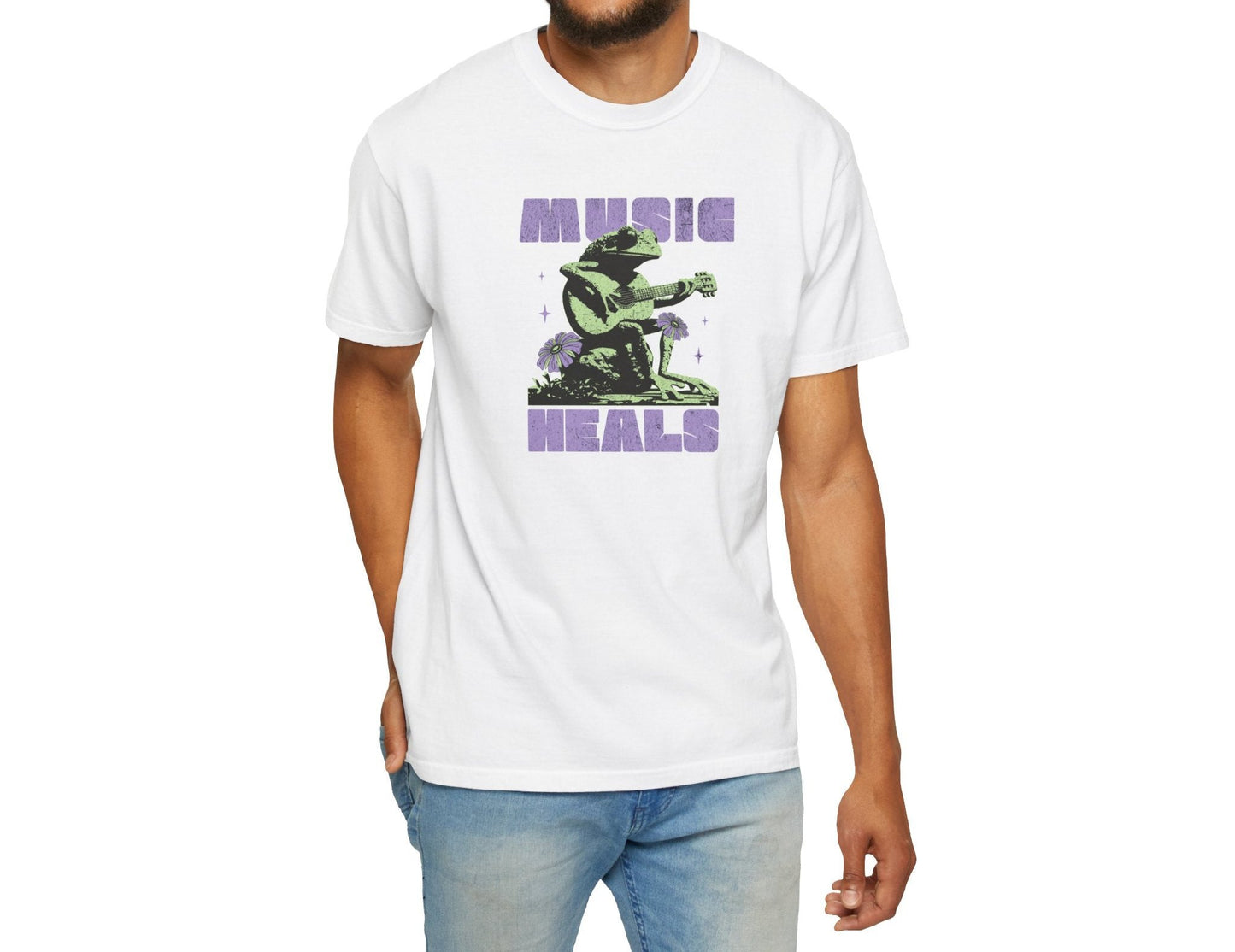 Music Heal Comfort Colors T-shirt - Deki's Variety Store