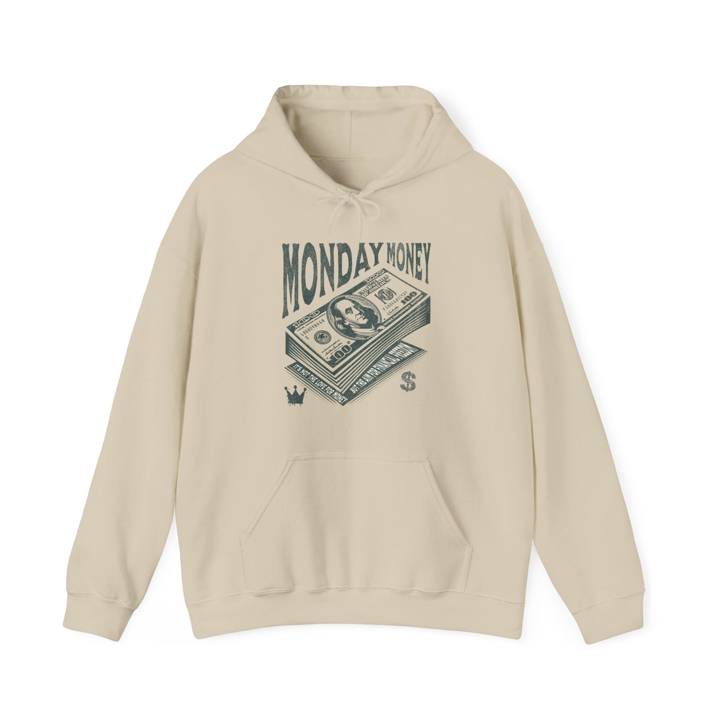 Monday Money - Aim for Financial Freedom - The Benjamin Heavy Blend™ Hoodie - Deki's Variety Store