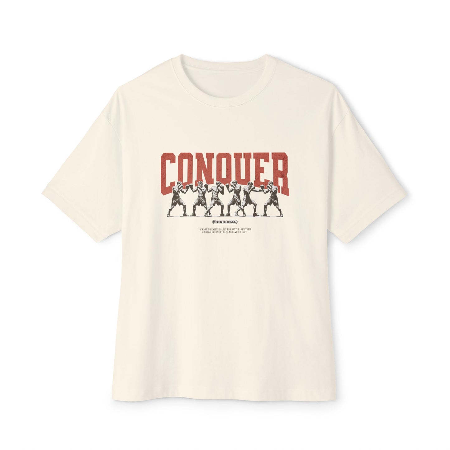 Conquer Inspirational Boxy Tee - Deki's Variety Store