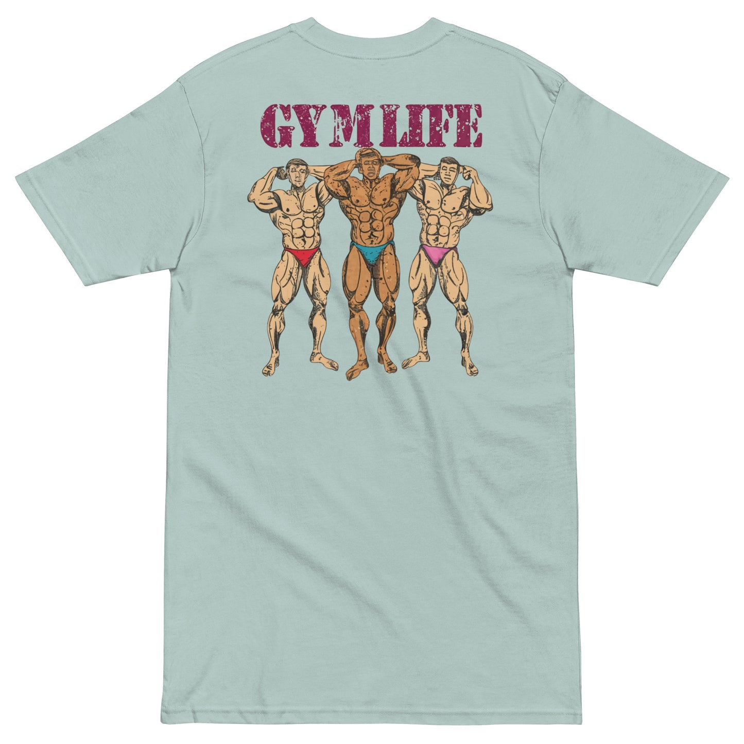 "Gym Life" Men’s premium heavyweight tee - Deki's Variety Store