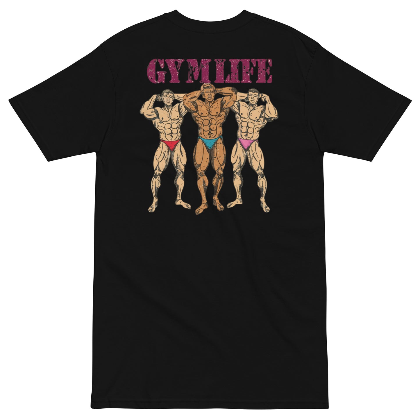"Gym Life" Men’s premium heavyweight tee - Deki's Variety Store