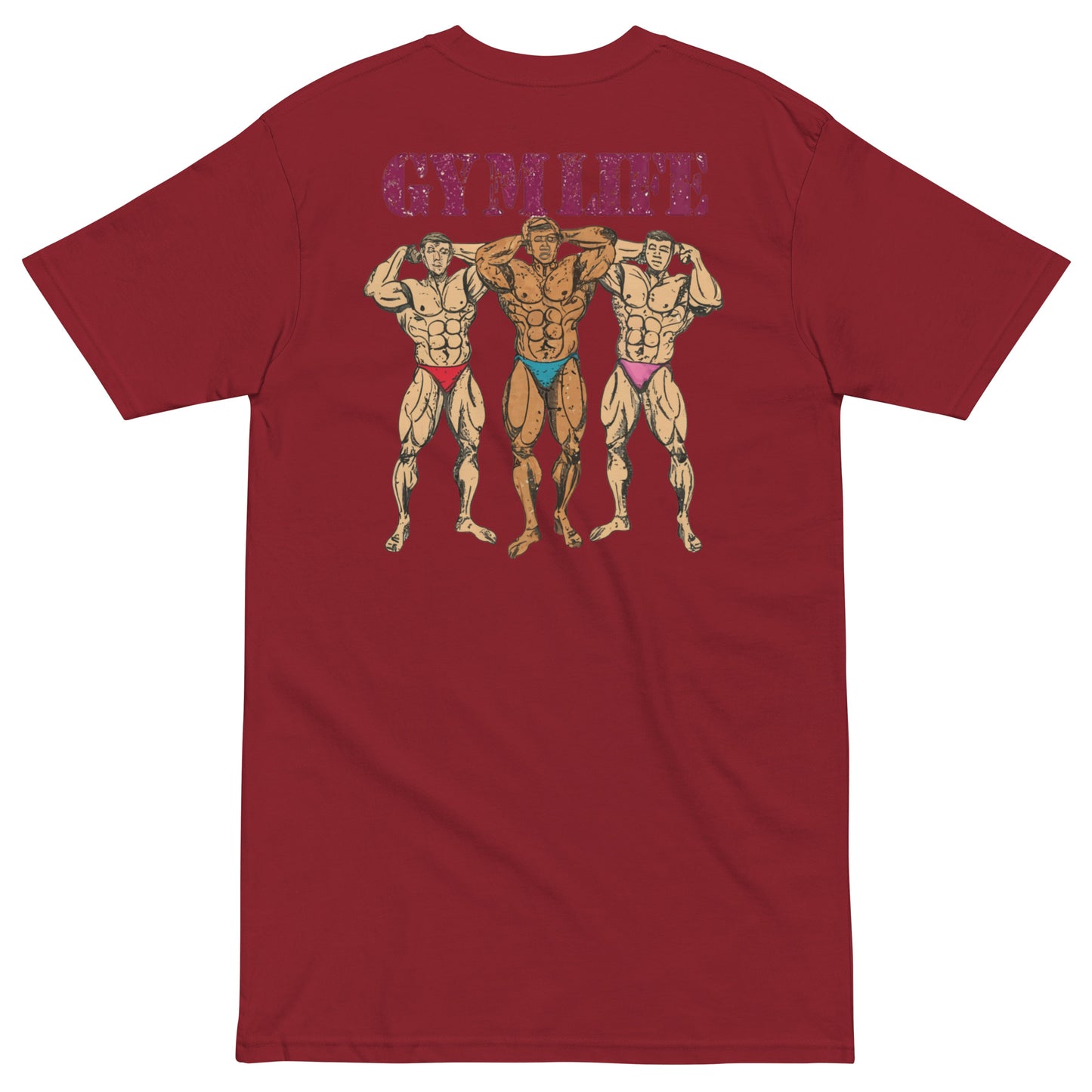 "Gym Life" Men’s premium heavyweight tee - Deki's Variety Store