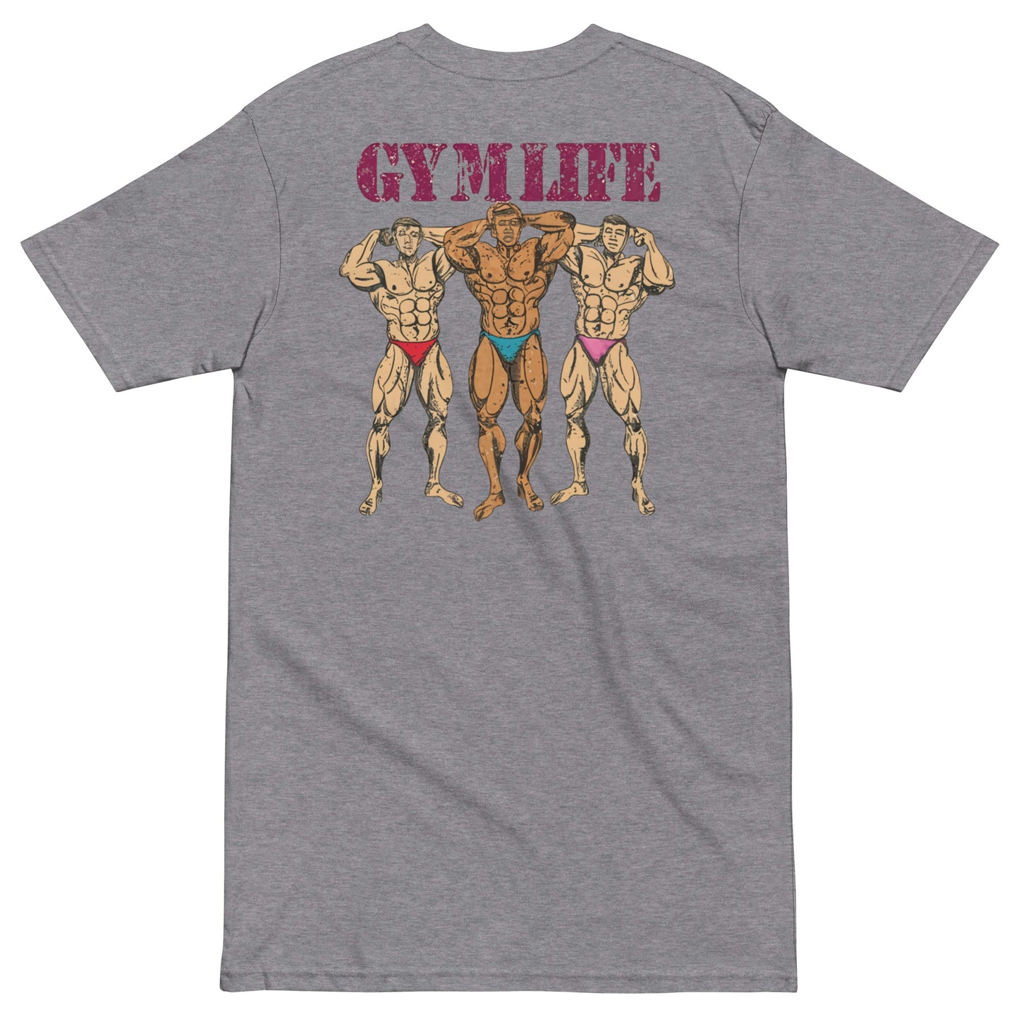 "Gym Life" Men’s premium heavyweight tee - Deki's Variety Store
