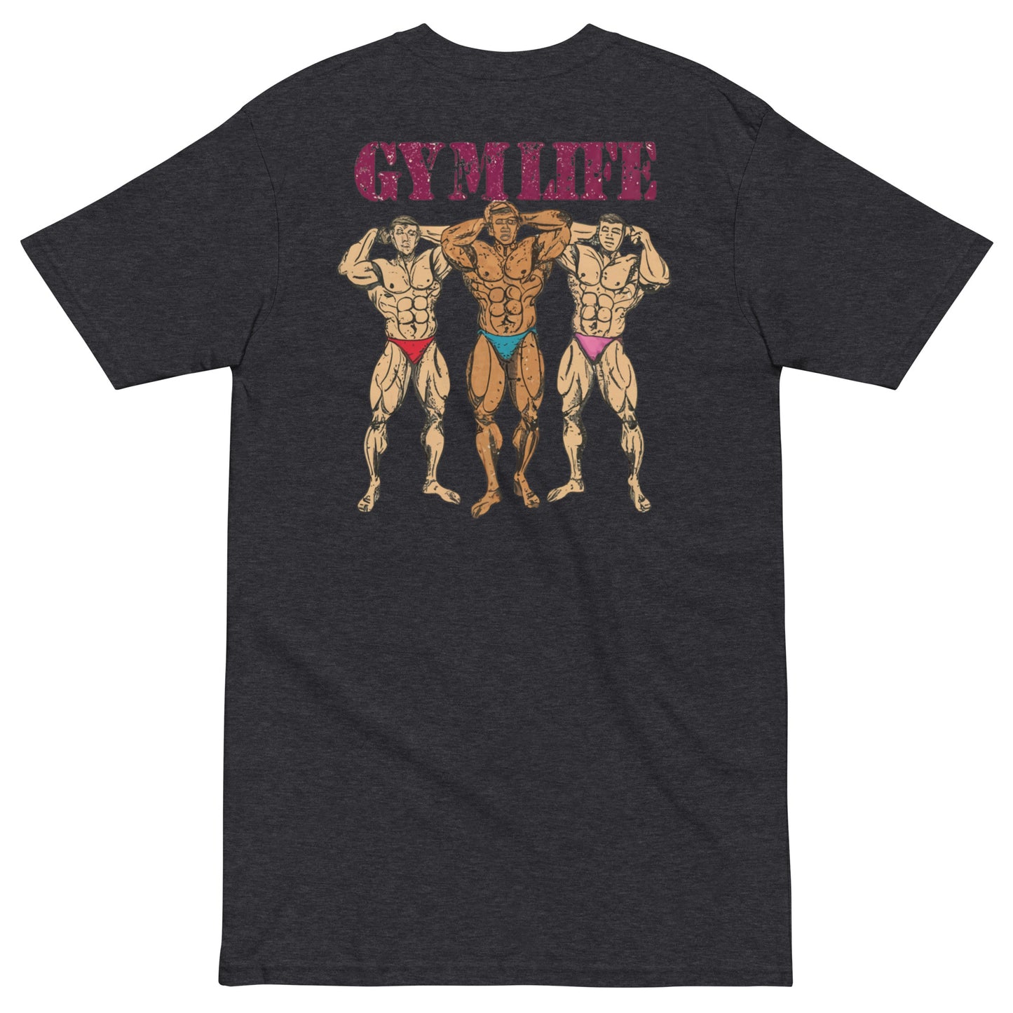 "Gym Life" Men’s premium heavyweight tee - Deki's Variety Store